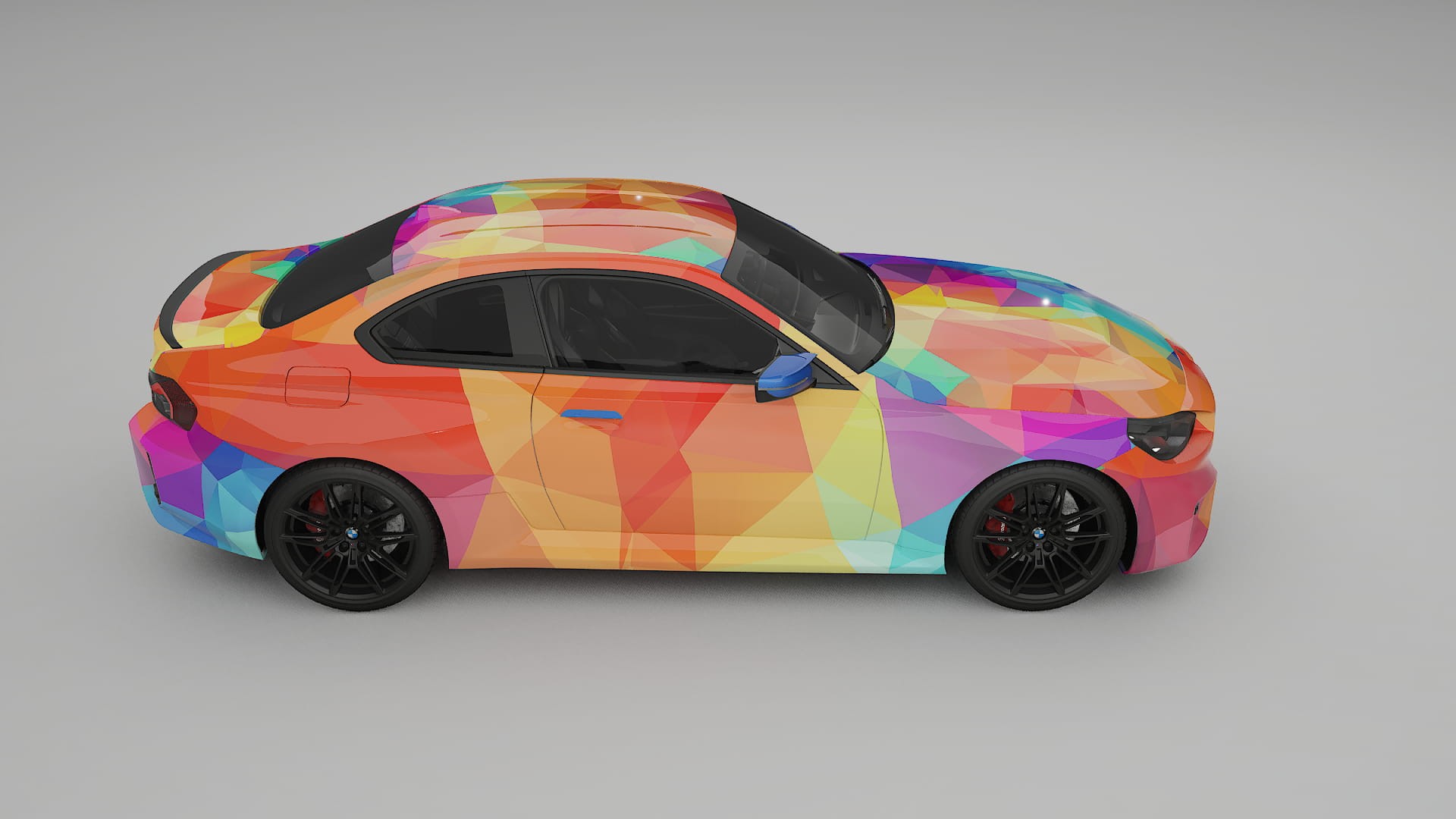 BMW M2 G87 VECTOR VIBE – Designový Wrap PPF Fólie na auto - tisknutelný polyuretan