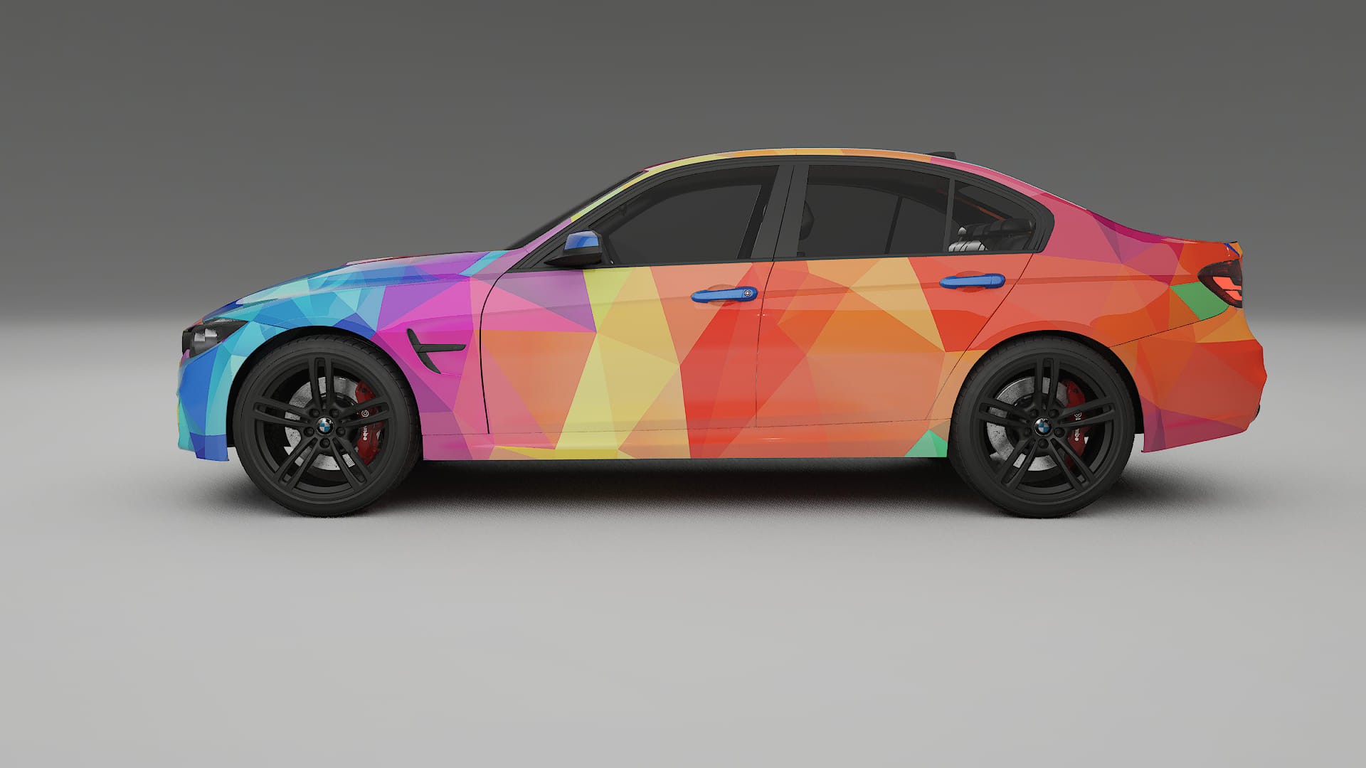 BMW M3 F80 VECTOR VIBE – Designový Wrap PPF Fólie na auto - tisknutelný polyuretan