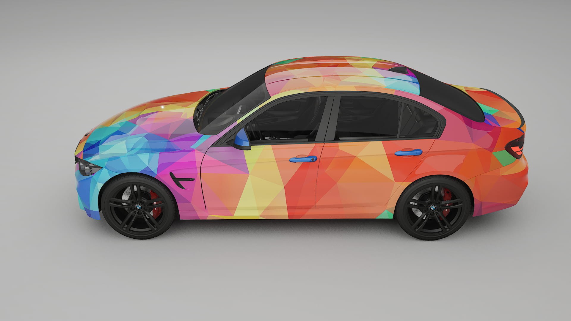 BMW M3 F80 VECTOR VIBE – Designový Wrap PPF Fólie na auto - tisknutelný polyuretan