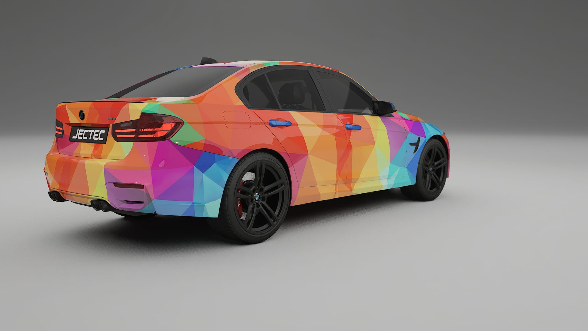 BMW M3 F80 VECTOR VIBE – Designový Wrap PPF Fólie na auto - tisknutelný polyuretan