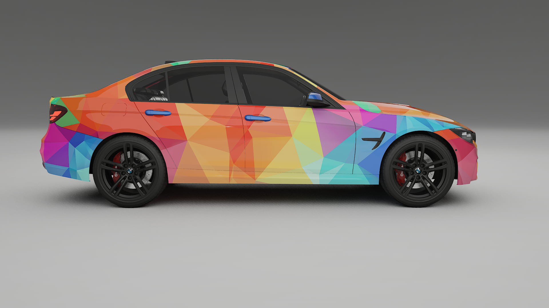 BMW M3 F80 VECTOR VIBE – Designový Wrap PPF Fólie na auto - tisknutelný polyuretan