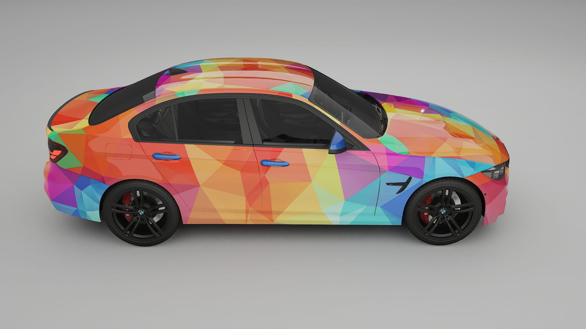 BMW M3 F80 VECTOR VIBE – Designový Wrap PPF Fólie na auto - tisknutelný polyuretan