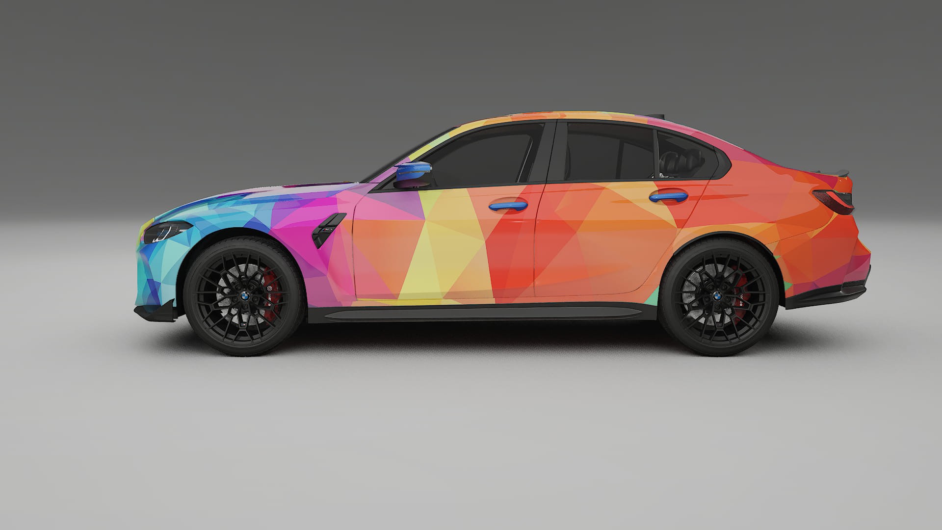 BMW M3 G80 Competition CS VECTOR VIBE – Designový Wrap PPF Fólie na auto - tisknutelný polyuretan