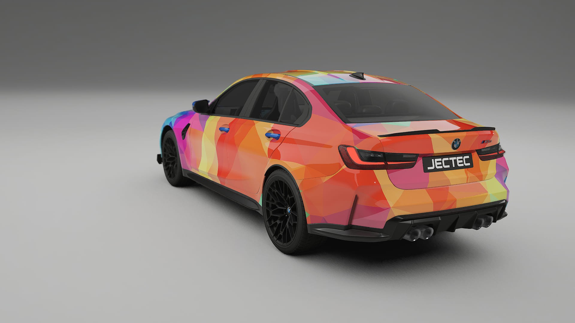 BMW M3 G80 Competition CS VECTOR VIBE – Designový Wrap PPF Fólie na auto - tisknutelný polyuretan
