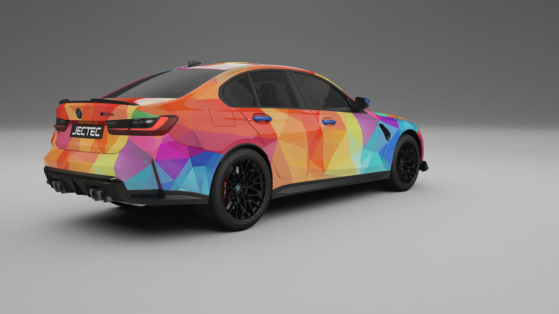 BMW M3 G80 Competition CS VECTOR VIBE – Designový Wrap PPF Fólie na auto - tisknutelný polyuretan