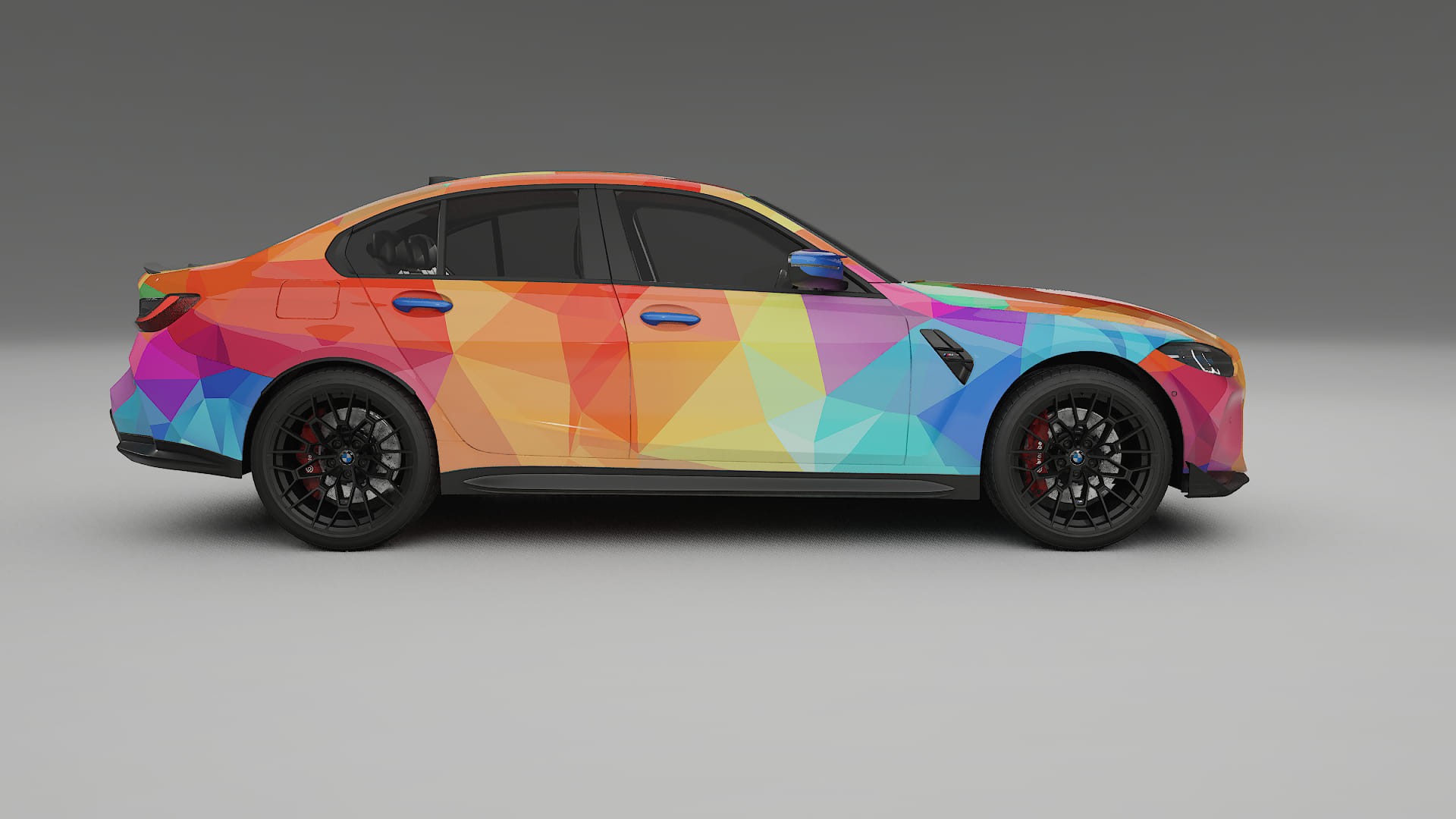 BMW M3 G80 Competition CS VECTOR VIBE – Designový Wrap PPF Fólie na auto - tisknutelný polyuretan