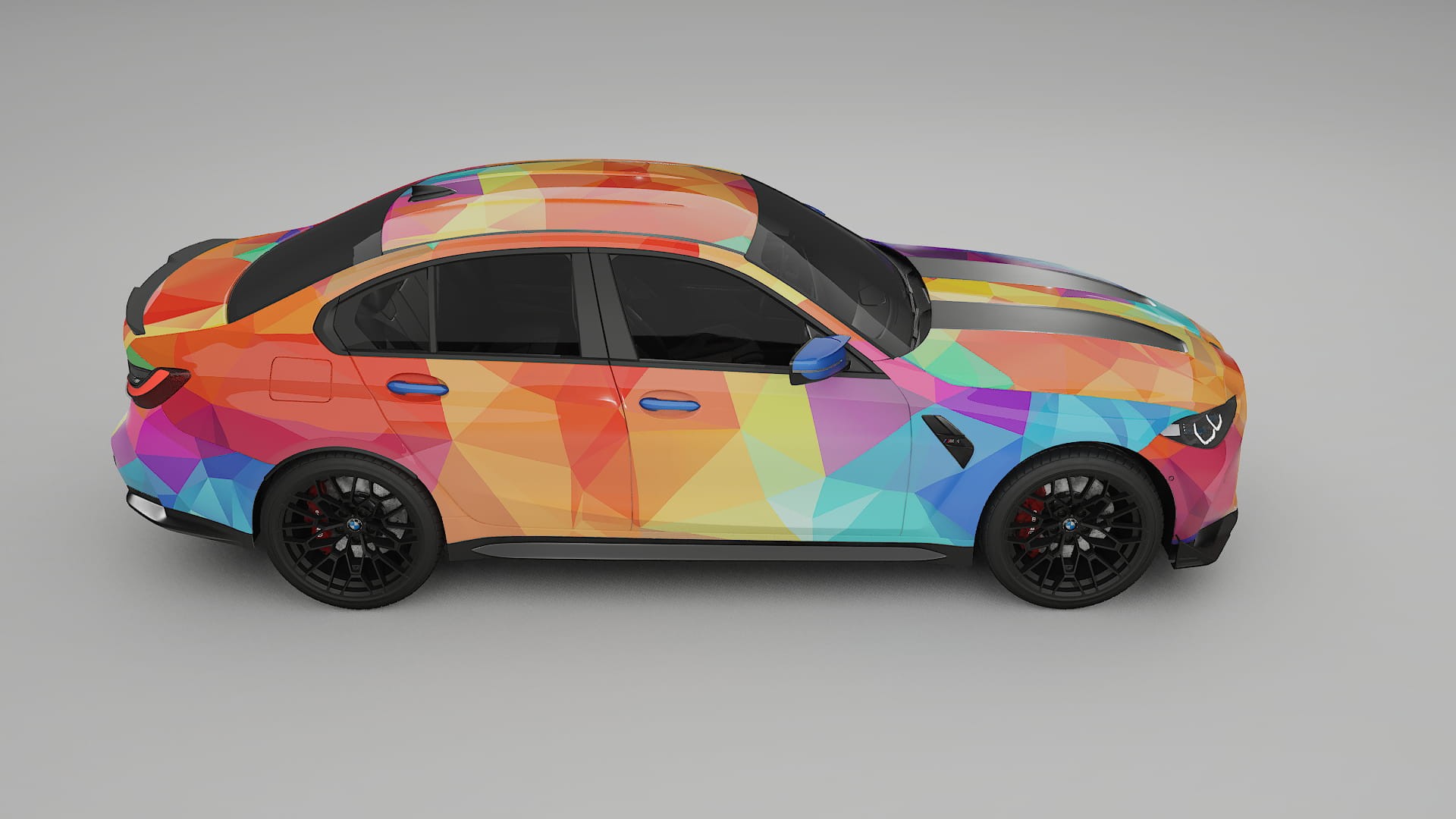 BMW M3 G80 Competition CS VECTOR VIBE – Designový Wrap PPF Fólie na auto - tisknutelný polyuretan