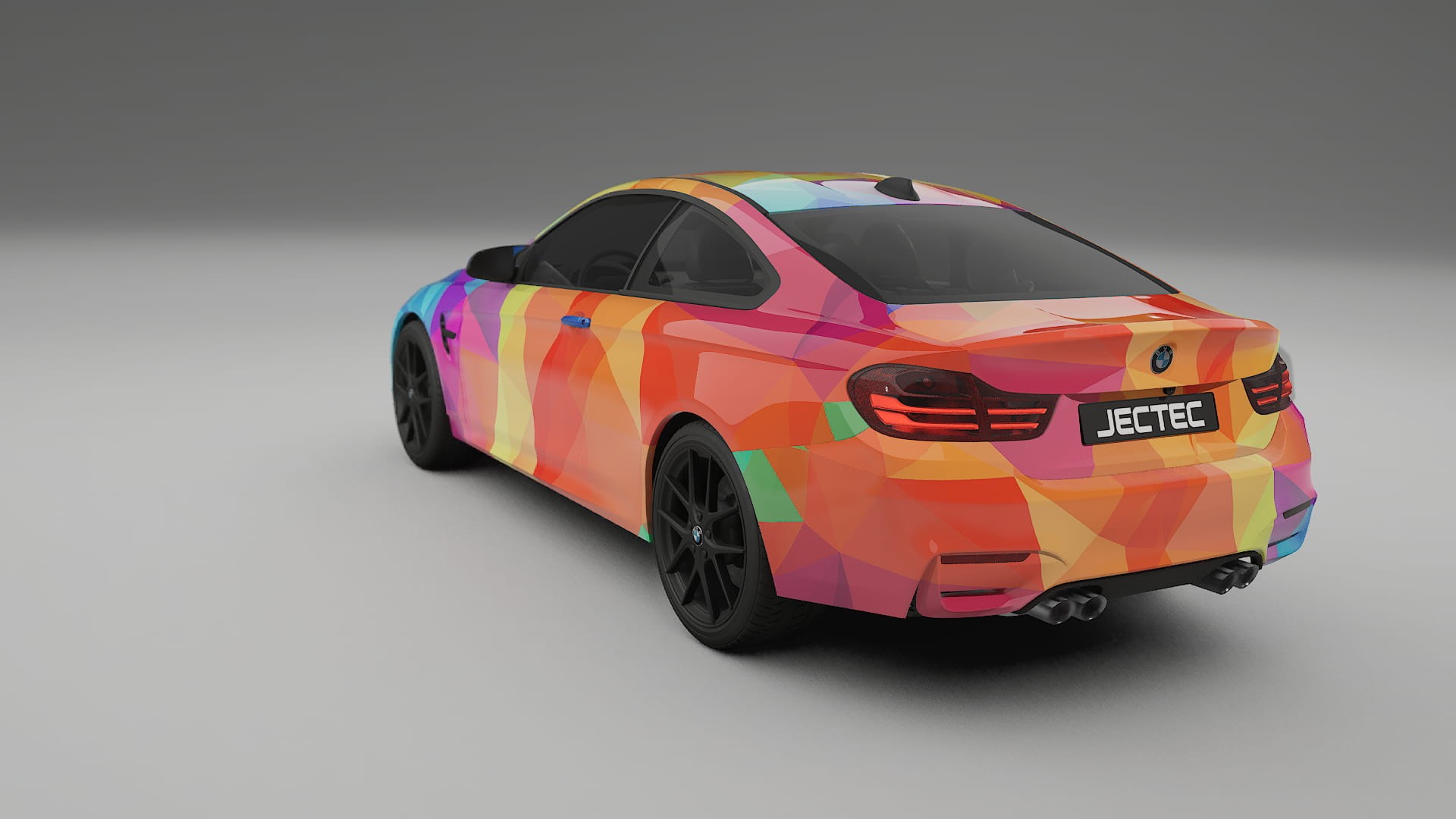 BMW M4 F82 VECTOR VIBE – Designový Wrap PPF Fólie na auto - tisknutelný polyuretan