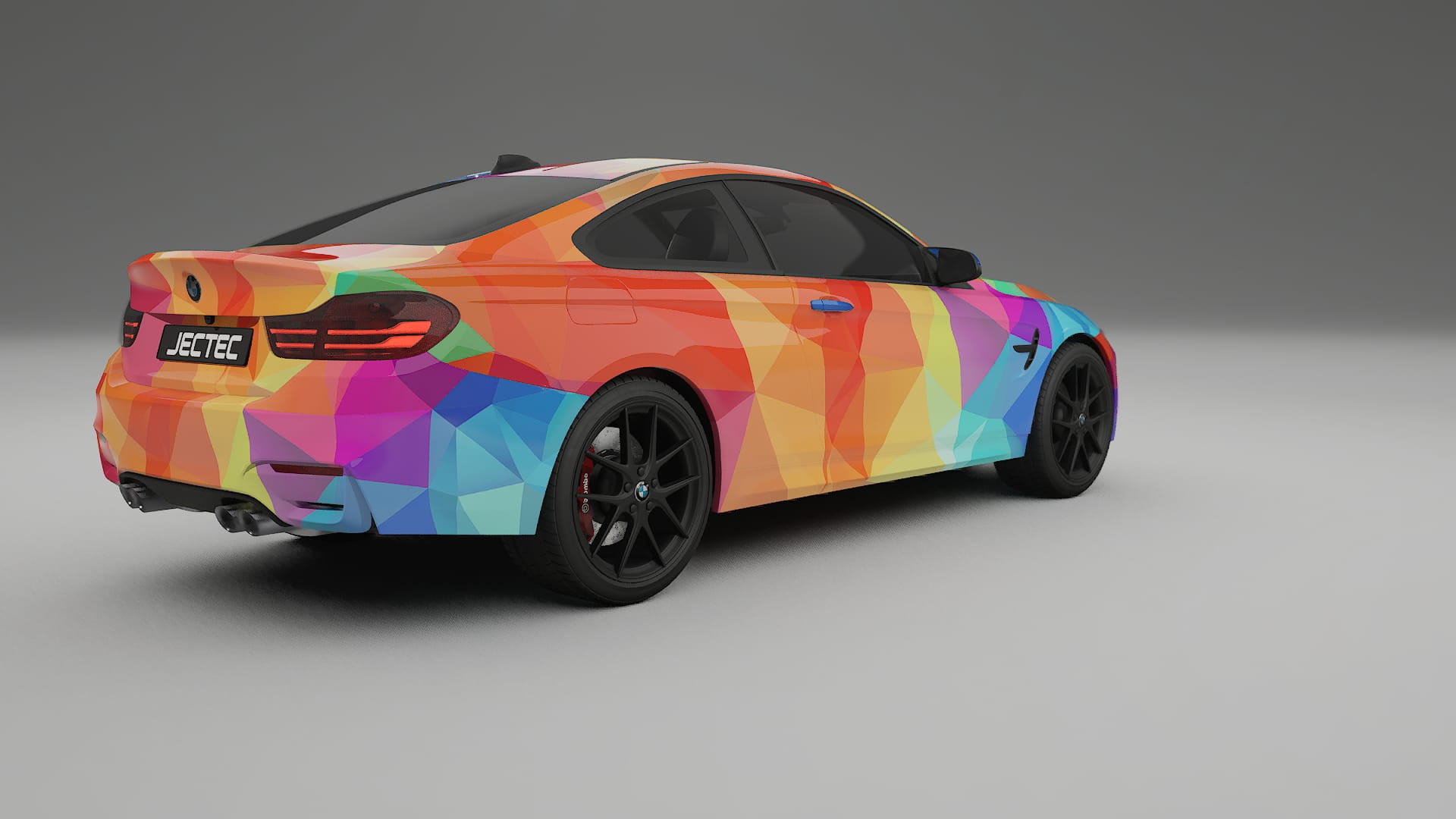 BMW M4 F82 VECTOR VIBE – Designový Wrap PPF Fólie na auto - tisknutelný polyuretan