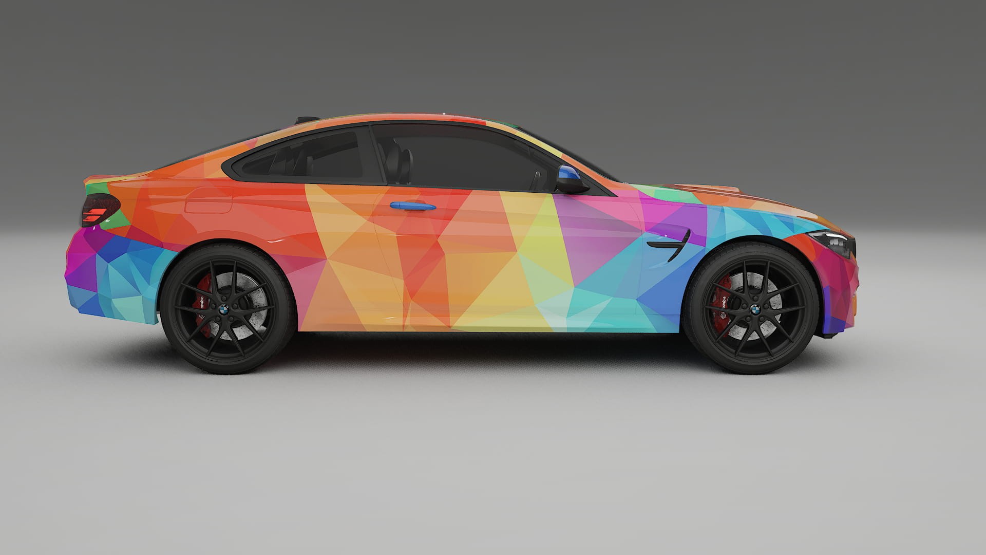 BMW M4 F82 VECTOR VIBE – Designový Wrap PPF Fólie na auto - tisknutelný polyuretan