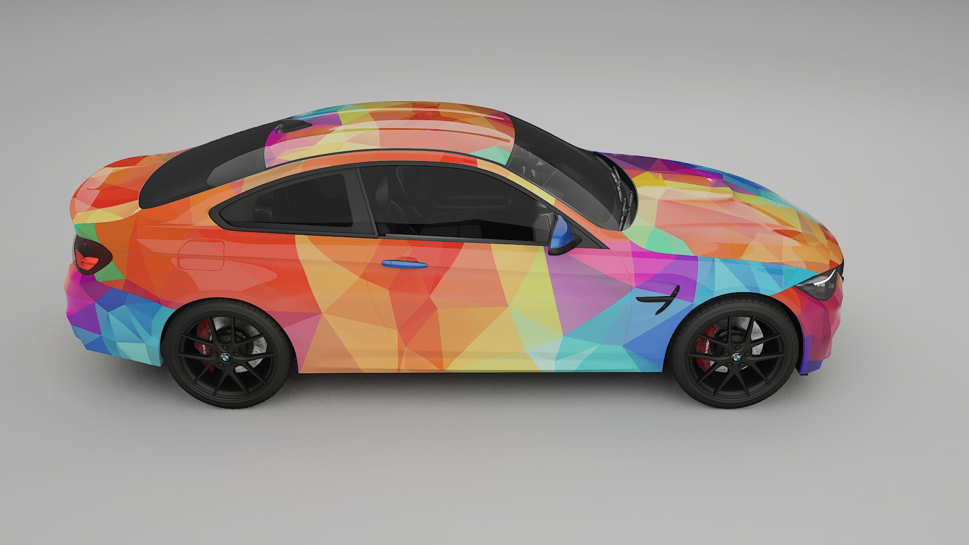 BMW M4 F82 VECTOR VIBE – Designový Wrap PPF Fólie na auto - tisknutelný polyuretan