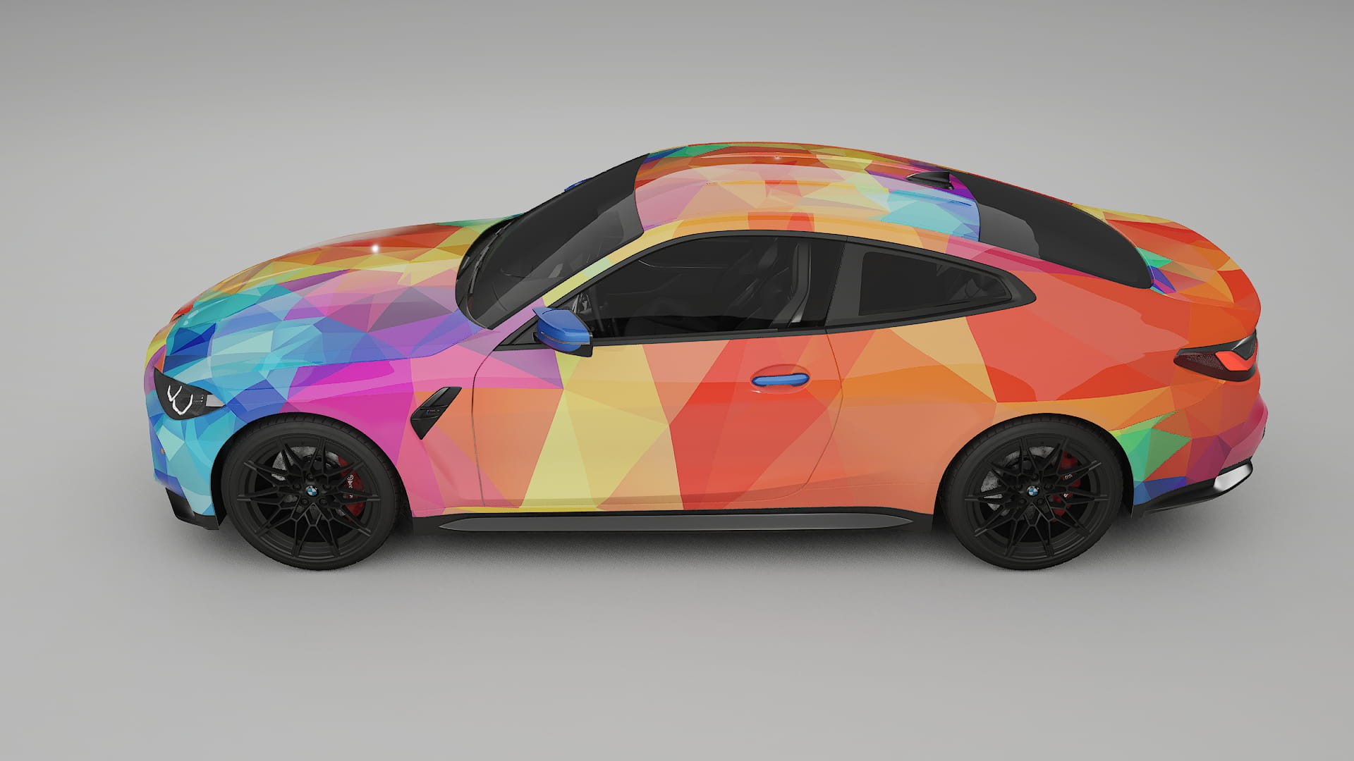 BMW M4 G82 VECTOR VIBE – Designový Wrap PPF Fólie na auto - tisknutelný polyuretan