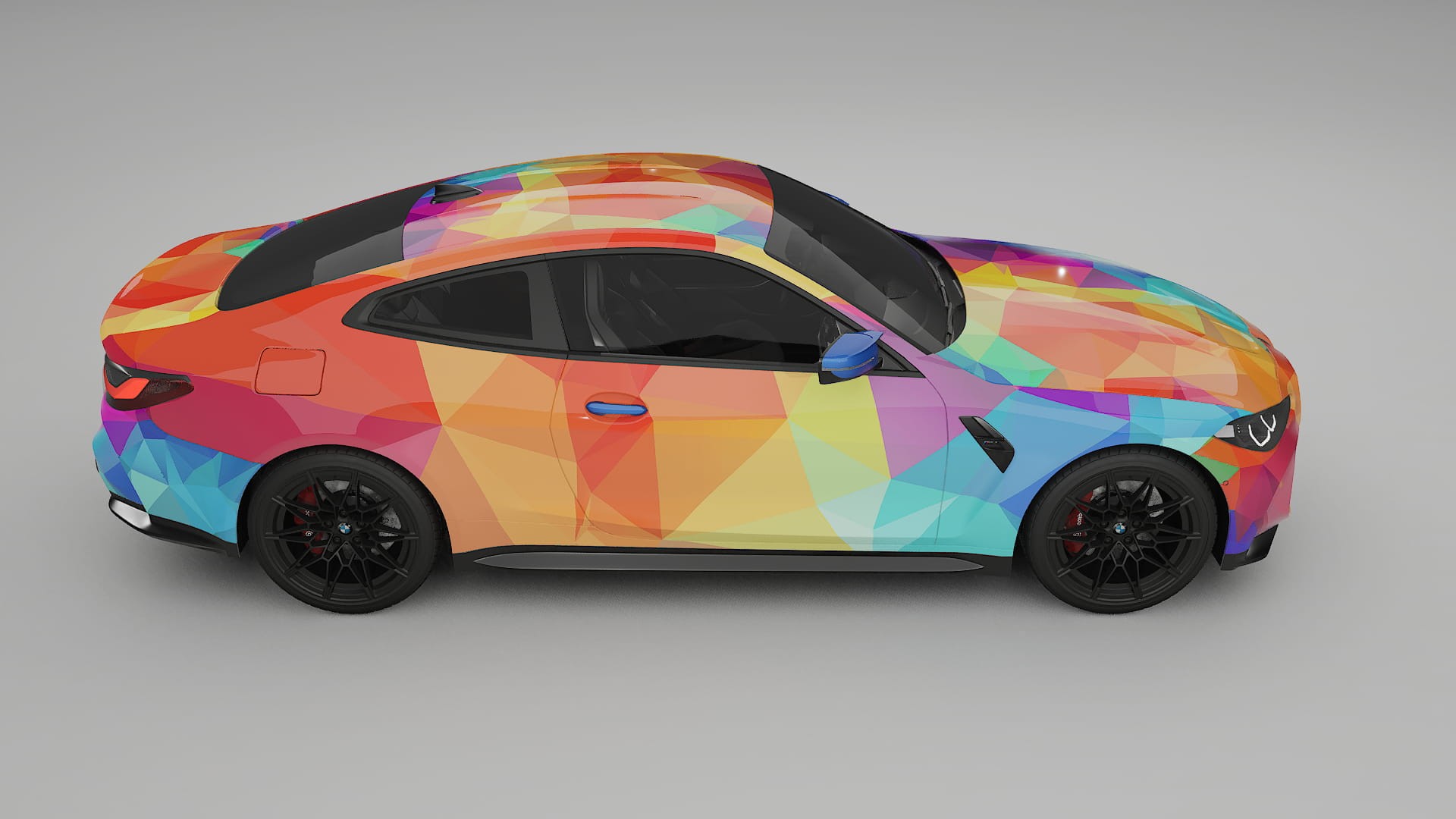 BMW M4 G82 VECTOR VIBE – Designový Wrap PPF Fólie na auto - tisknutelný polyuretan