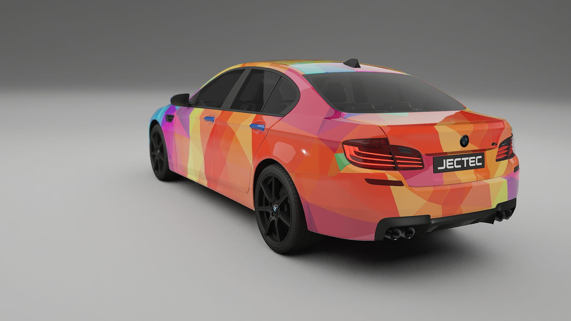 BMW M5 F10 VECTOR VIBE – Designový Wrap PPF Fólie na auto - tisknutelný polyuretan