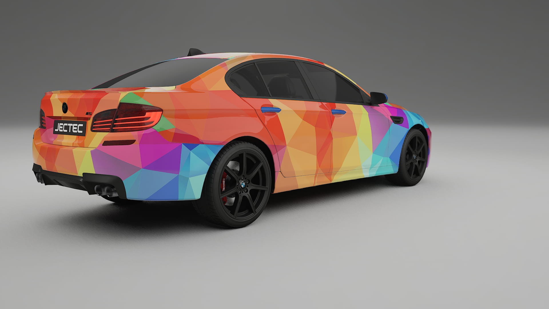 BMW M5 F10 VECTOR VIBE – Designový Wrap PPF Fólie na auto - tisknutelný polyuretan
