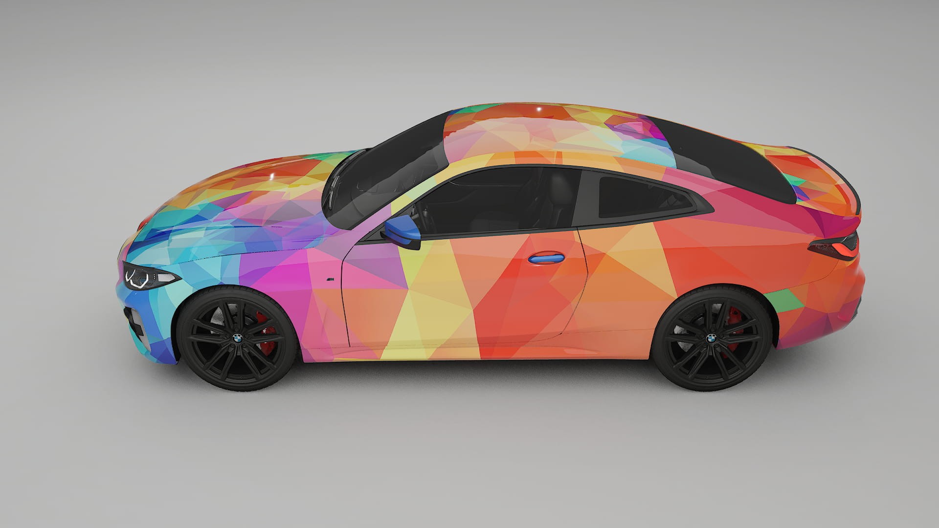 BMW M440i G26 VECTOR VIBE – Designový Wrap PPF Fólie na auto - tisknutelný polyuretan