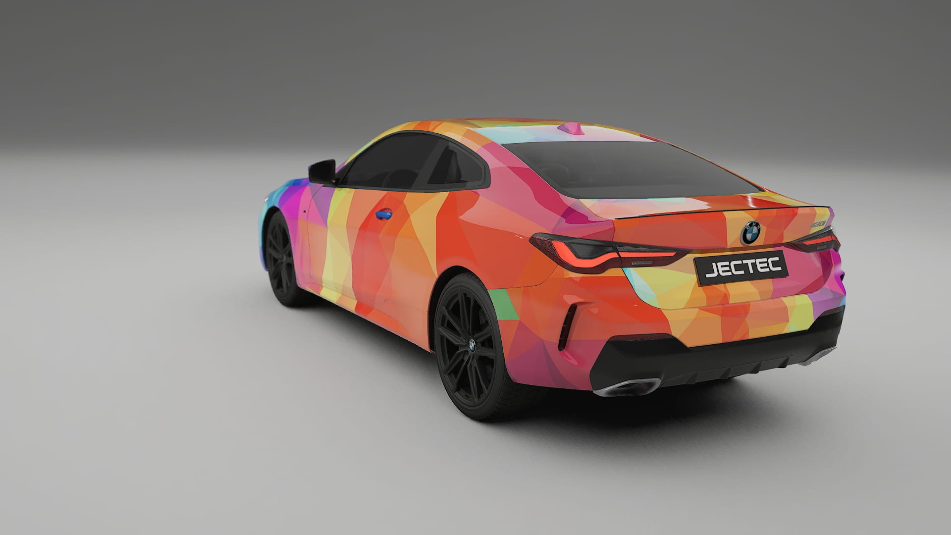 BMW M440i G26 VECTOR VIBE – Designový Wrap PPF Fólie na auto - tisknutelný polyuretan