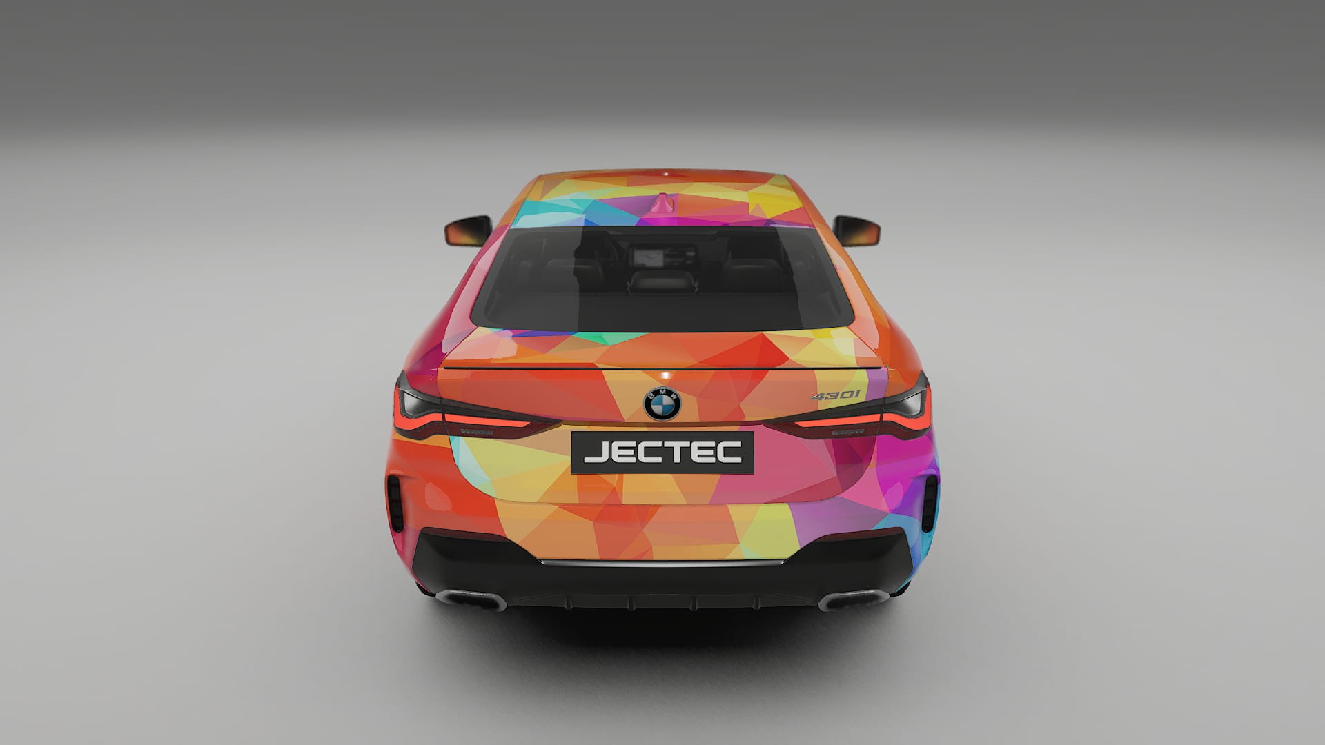 BMW M440i G26 VECTOR VIBE – Designový Wrap PPF Fólie na auto - tisknutelný polyuretan