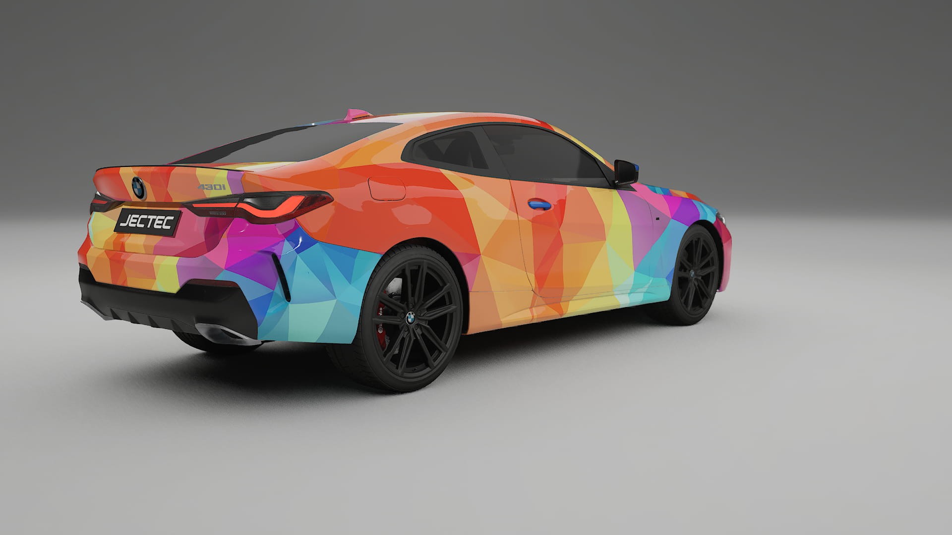 BMW M440i G26 VECTOR VIBE – Designový Wrap PPF Fólie na auto - tisknutelný polyuretan