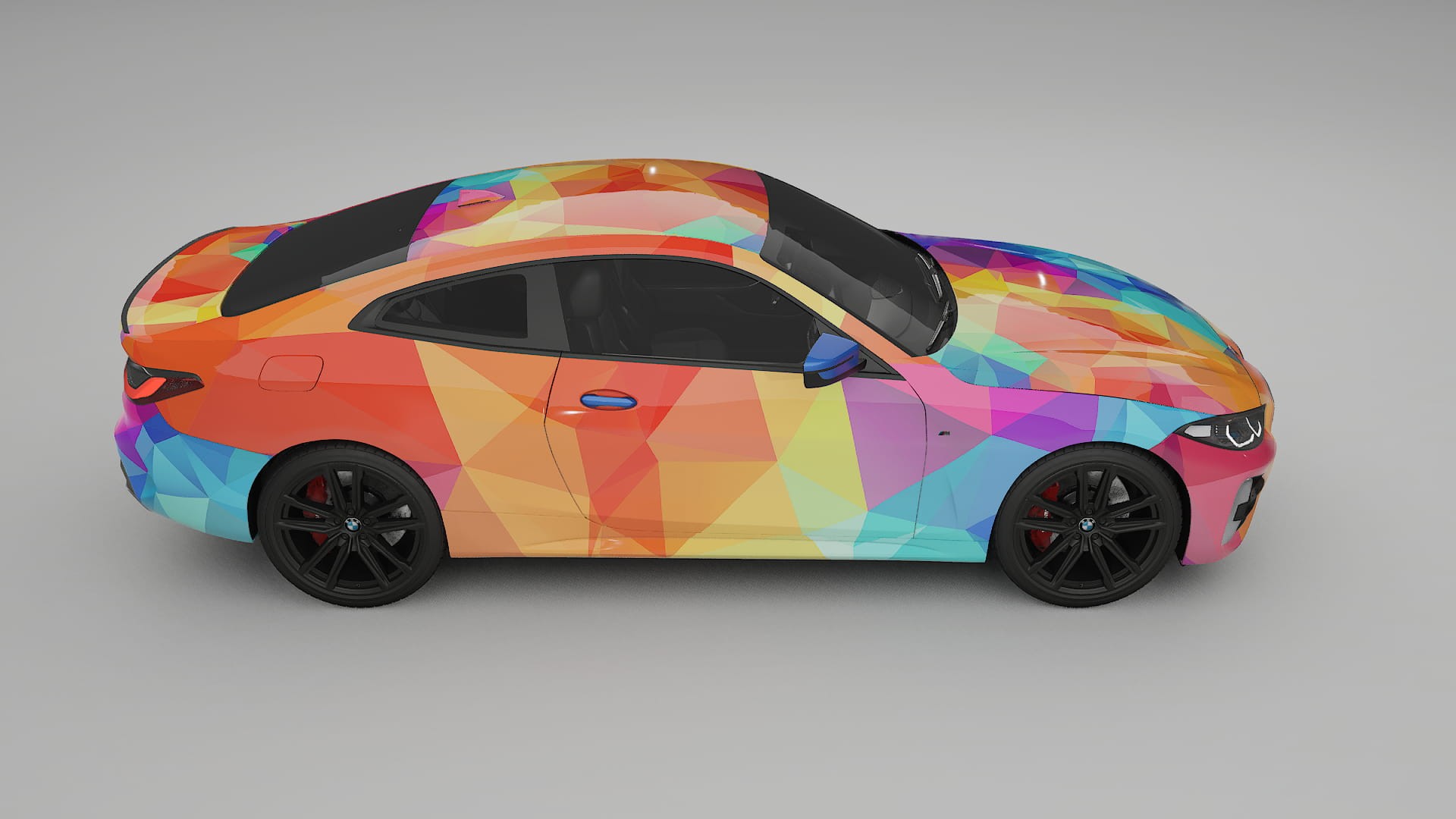 BMW M440i G26 VECTOR VIBE – Designový Wrap PPF Fólie na auto - tisknutelný polyuretan