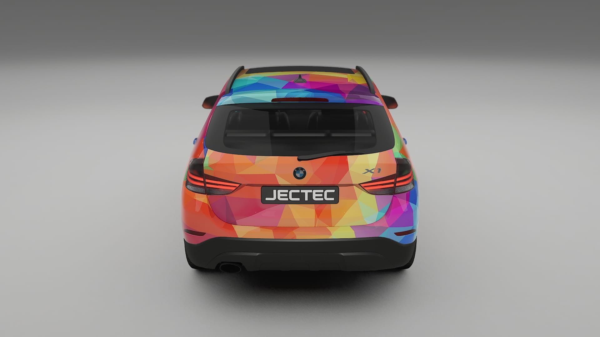 BMW X1 E84 VECTOR VIBE – Designový Wrap PPF Fólie na auto - tisknutelný polyuretan
