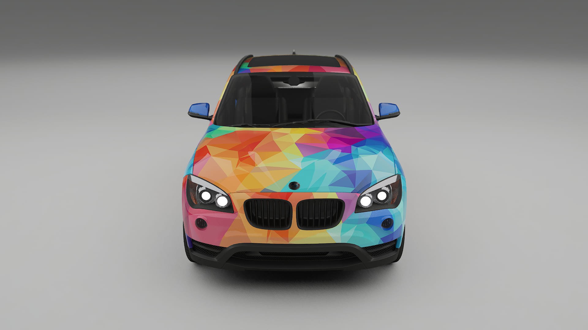 BMW X1 E84 VECTOR VIBE – Designový Wrap PPF Fólie na auto - tisknutelný polyuretan