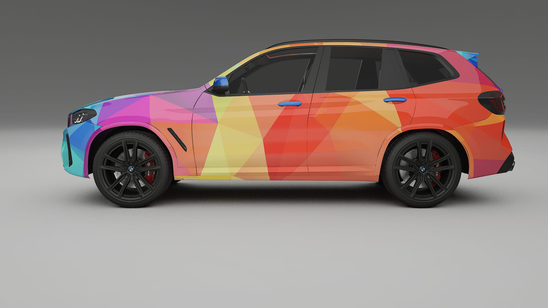 BMW X3 G01 facelift VECTOR VIBE – Designový Wrap PPF Fólie na auto - tisknutelný polyuretan