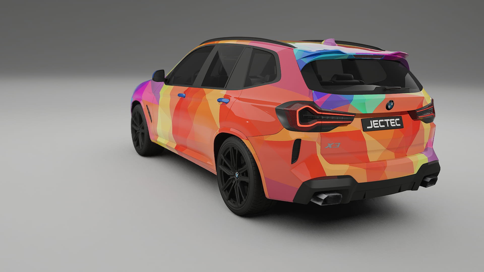 BMW X3 G01 facelift VECTOR VIBE – Designový Wrap PPF Fólie na auto - tisknutelný polyuretan