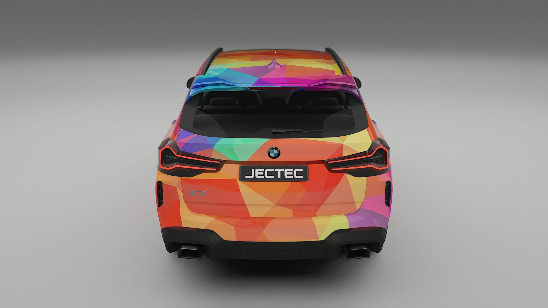 BMW X3 G01 facelift VECTOR VIBE – Designový Wrap PPF Fólie na auto - tisknutelný polyuretan