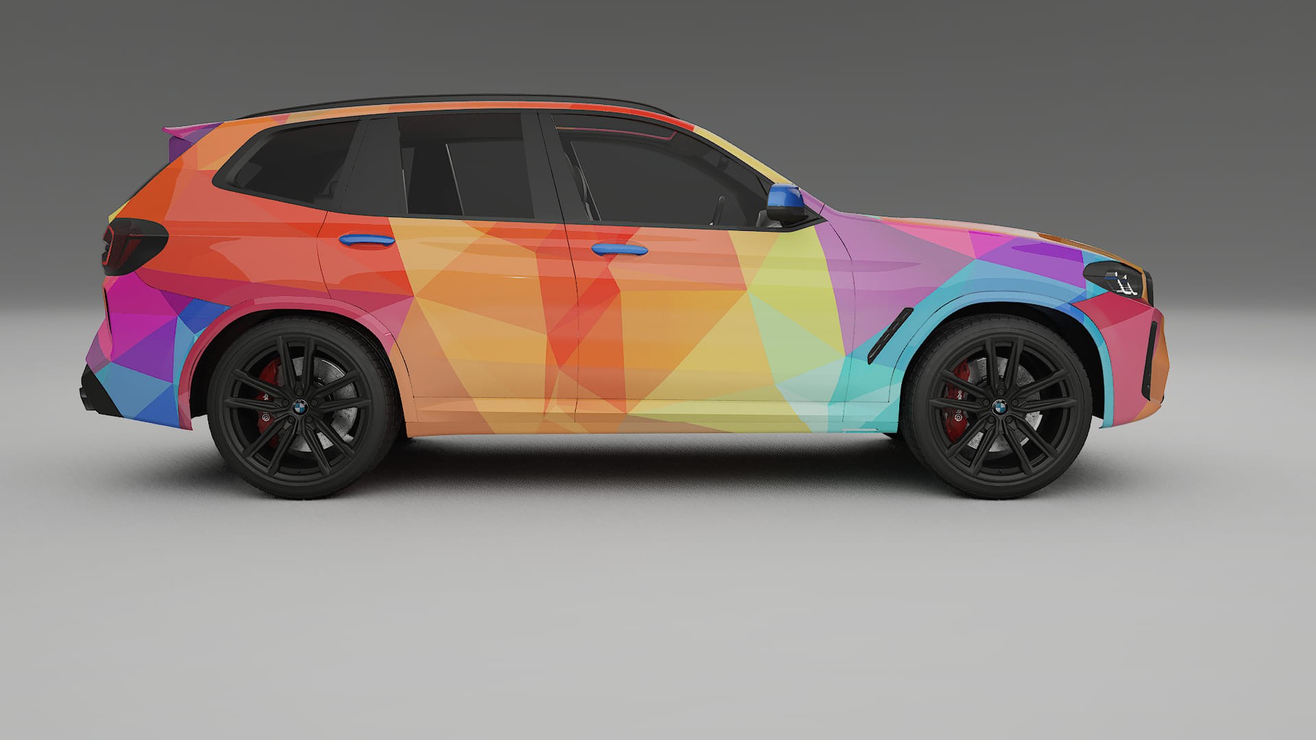 BMW X3 G01 facelift VECTOR VIBE – Designový Wrap PPF Fólie na auto - tisknutelný polyuretan