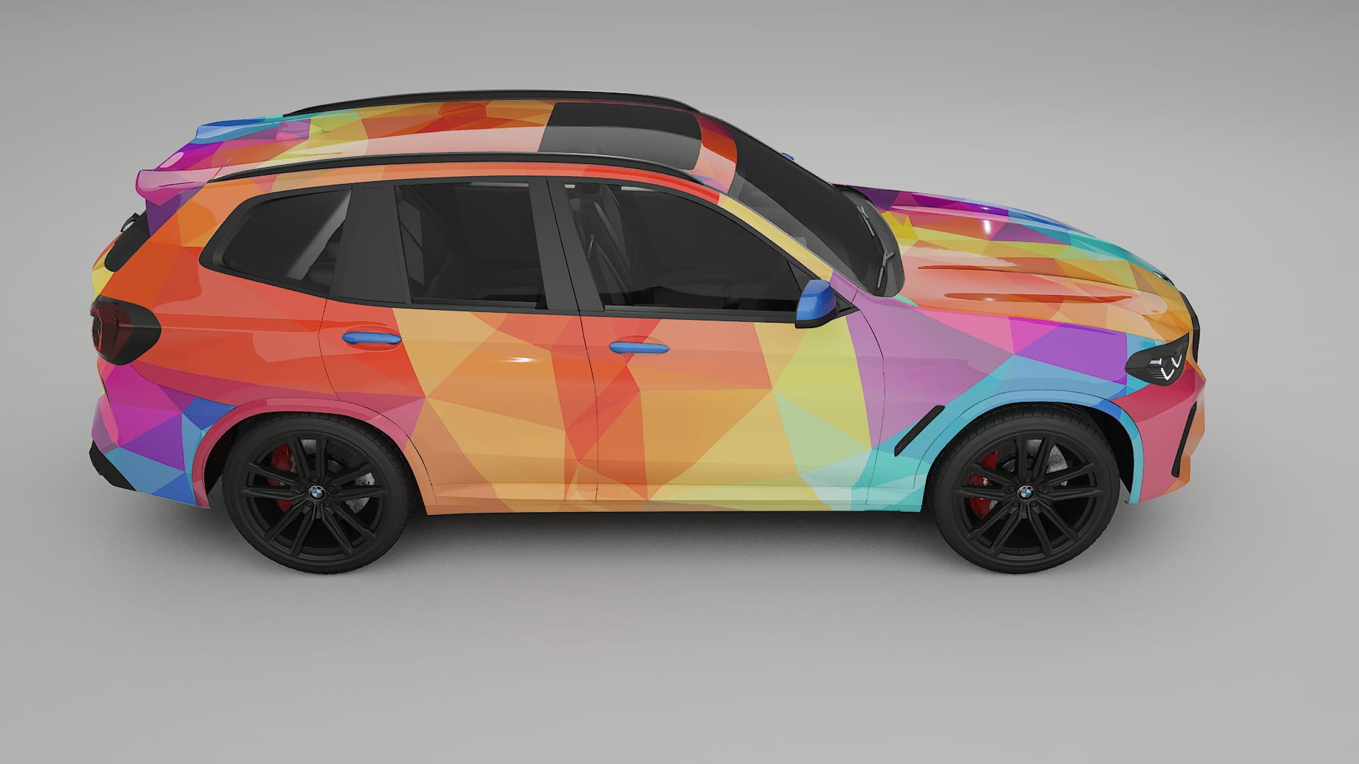 BMW X3 G01 facelift VECTOR VIBE – Designový Wrap PPF Fólie na auto - tisknutelný polyuretan