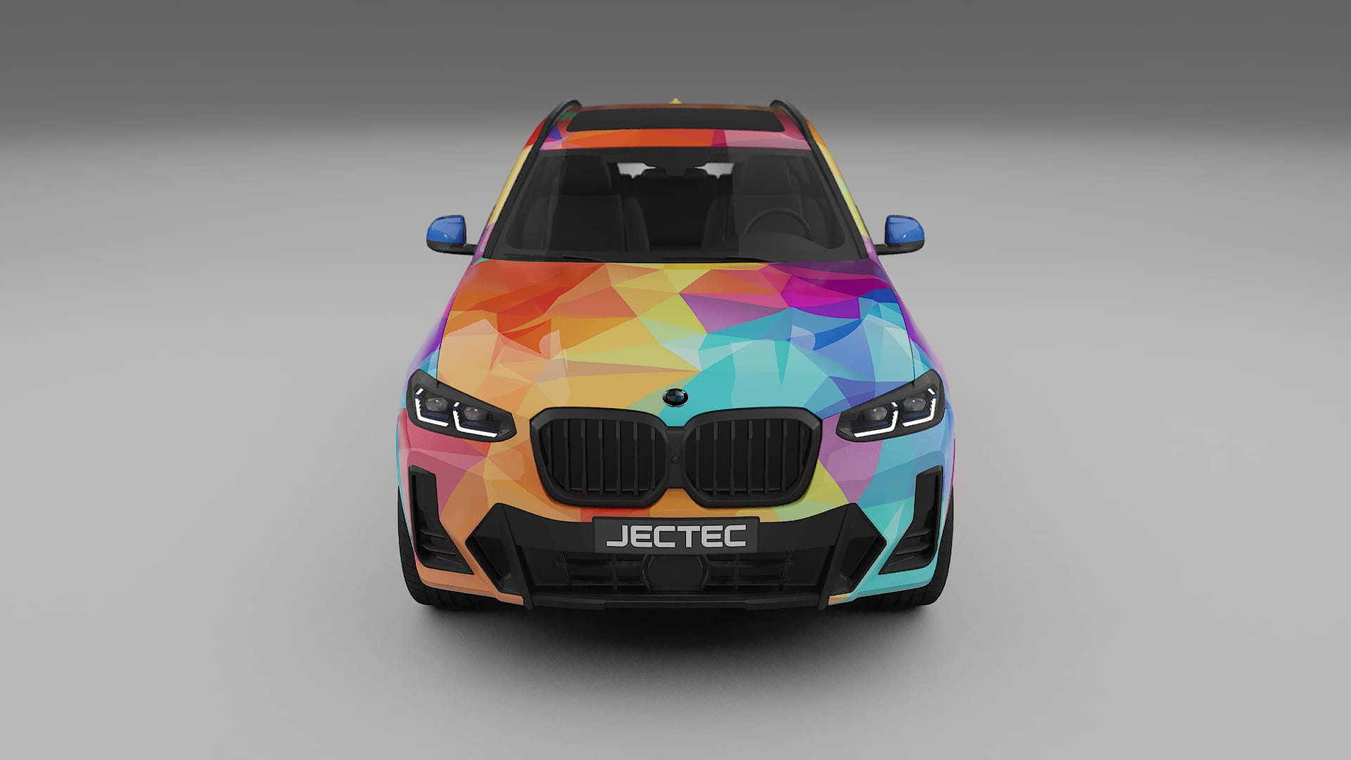 BMW X3 G01 facelift VECTOR VIBE – Designový Wrap PPF Fólie na auto - tisknutelný polyuretan