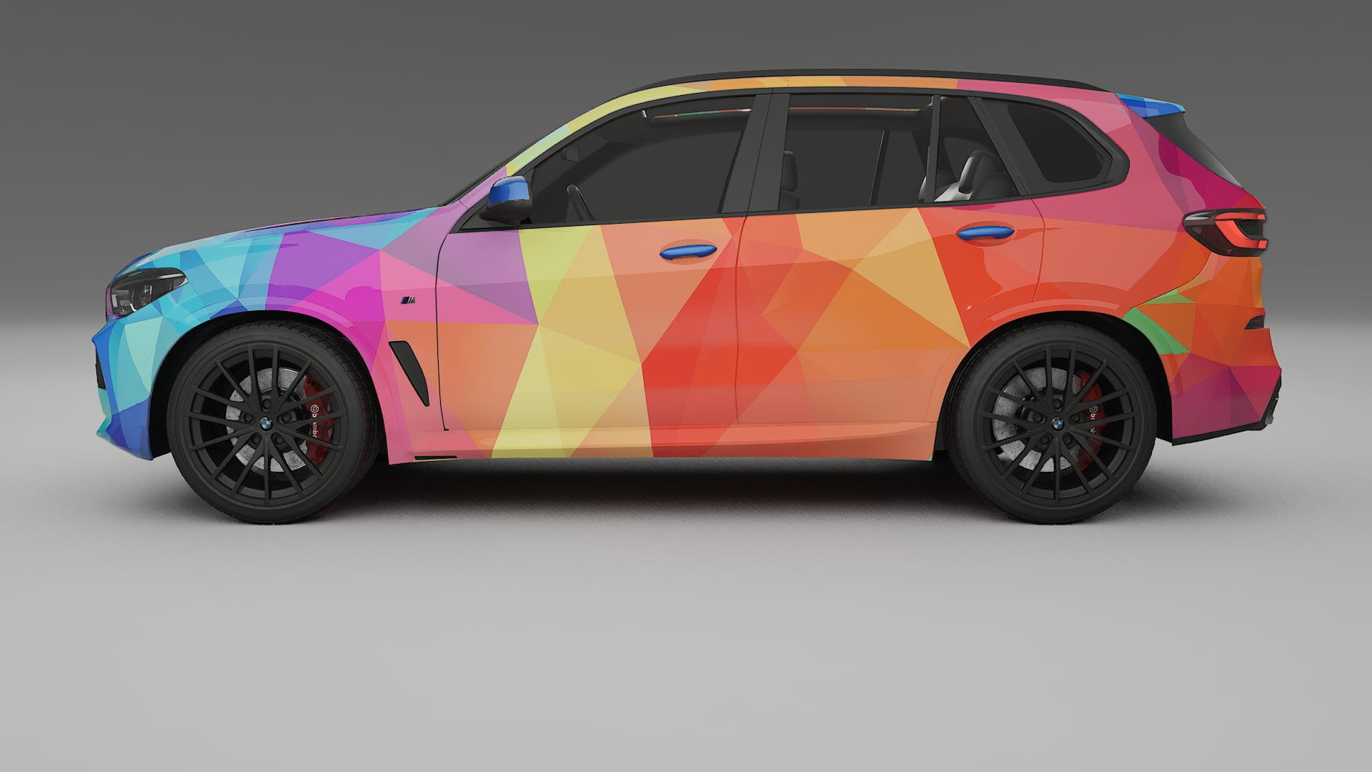 BMW X5 G05 M-Sport VECTOR VIBE – Designový Wrap PPF Fólie na auto - tisknutelný polyuretan