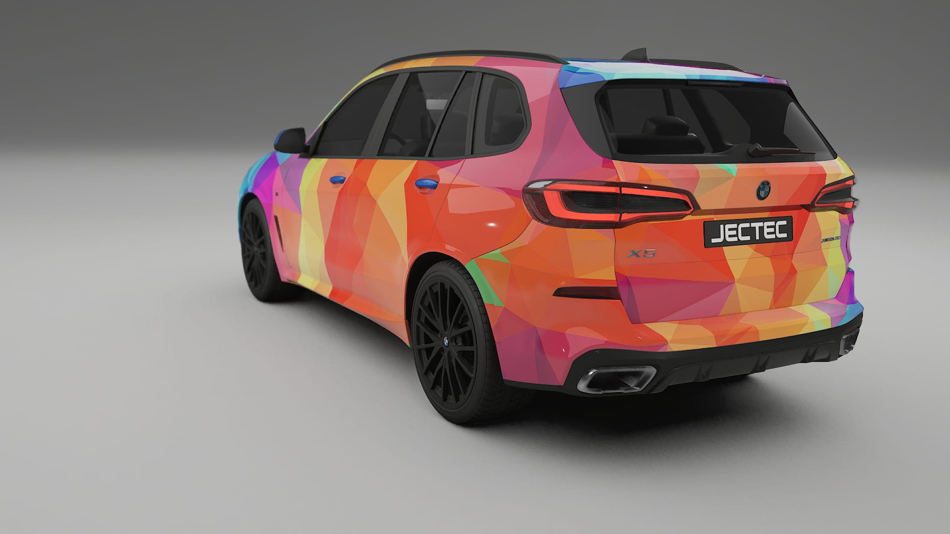 BMW X5 G05 M-Sport VECTOR VIBE – Designový Wrap PPF Fólie na auto - tisknutelný polyuretan