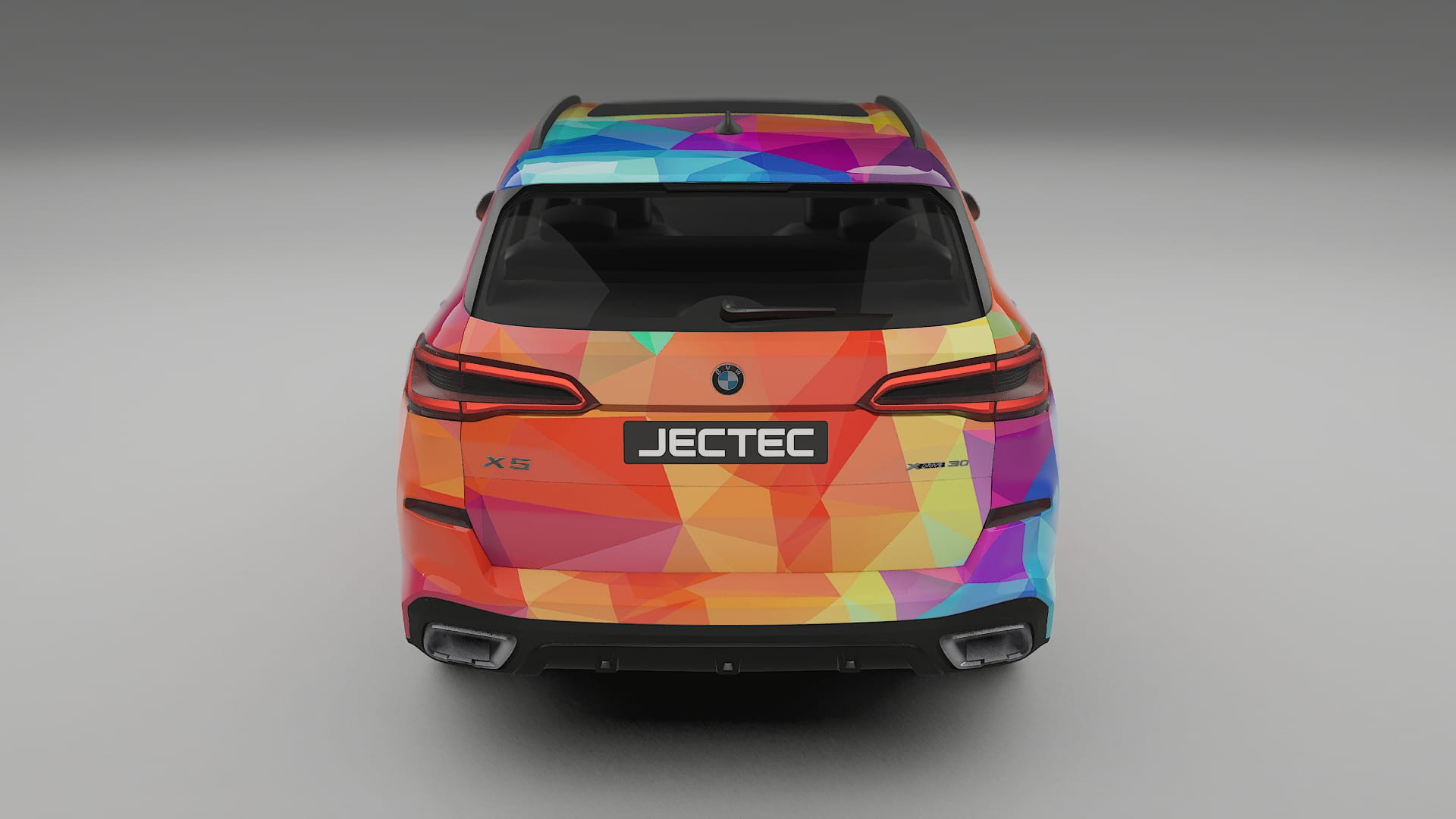 BMW X5 G05 M-Sport VECTOR VIBE – Designový Wrap PPF Fólie na auto - tisknutelný polyuretan