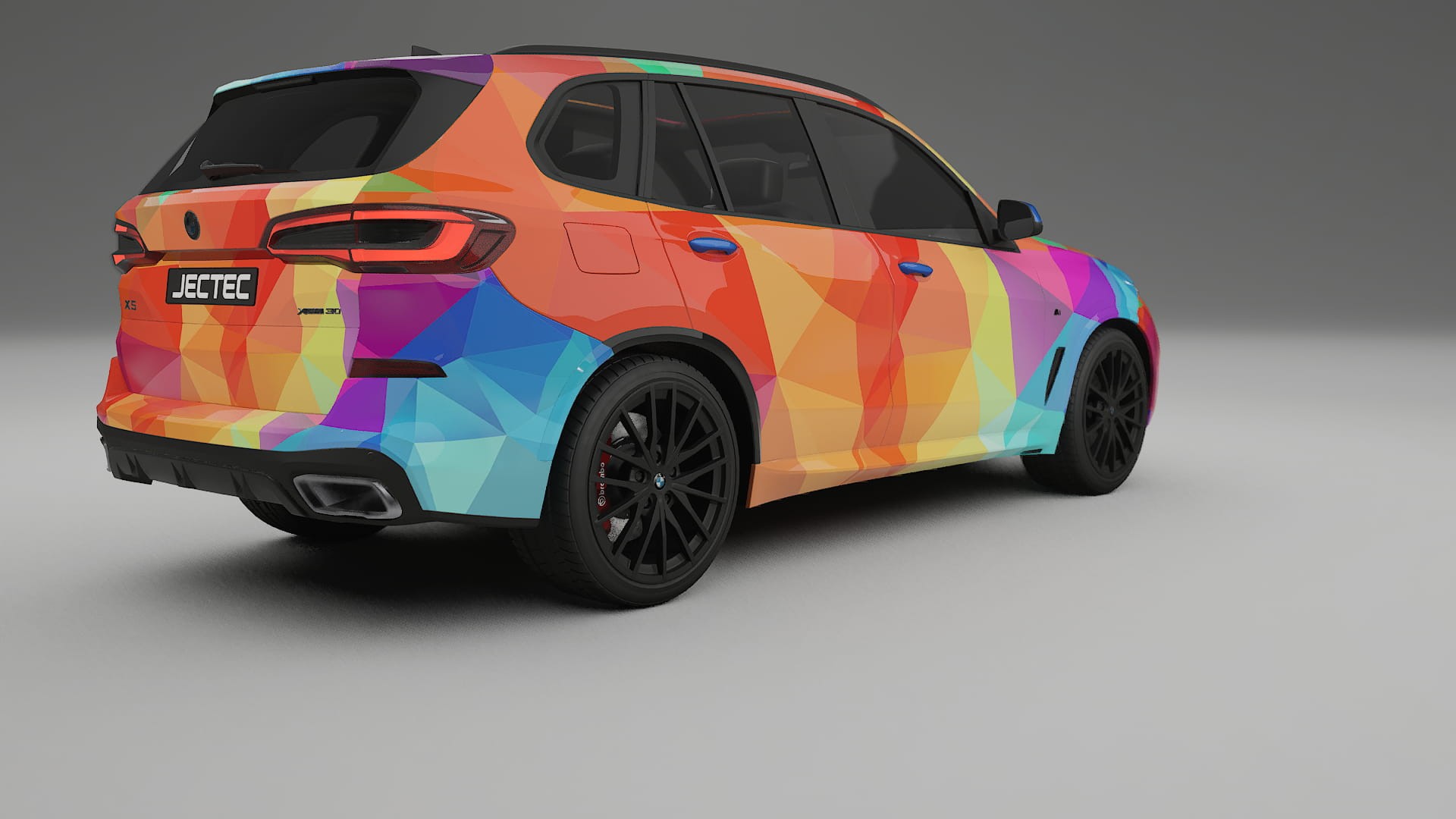BMW X5 G05 M-Sport VECTOR VIBE – Designový Wrap PPF Fólie na auto - tisknutelný polyuretan