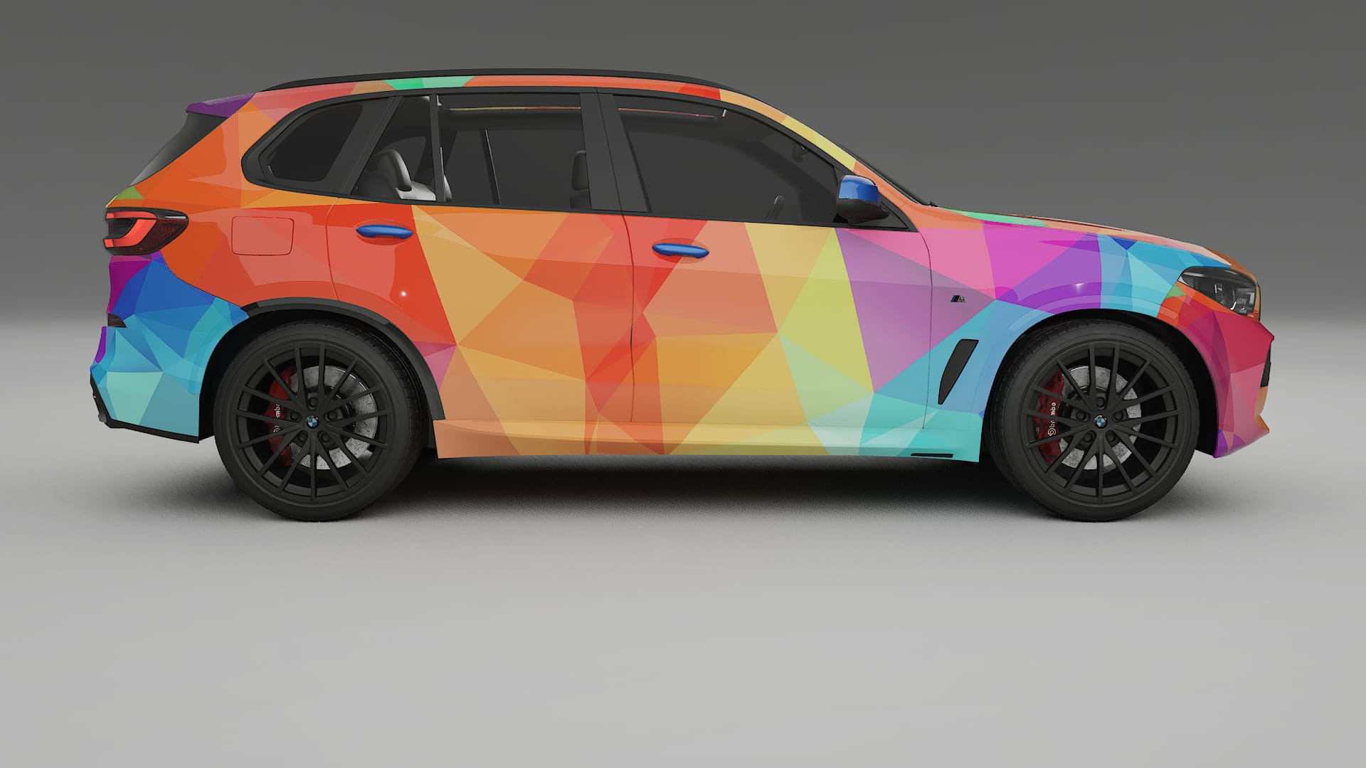 BMW X5 G05 M-Sport VECTOR VIBE – Designový Wrap PPF Fólie na auto - tisknutelný polyuretan