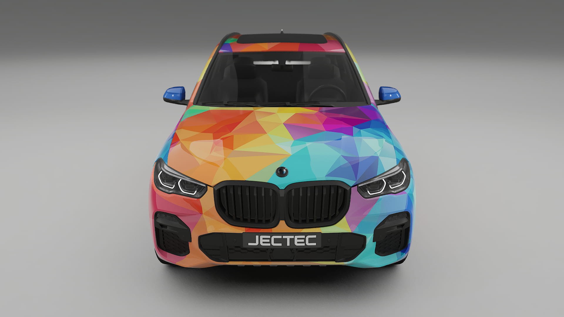 BMW X5 G05 M-Sport VECTOR VIBE – Designový Wrap PPF Fólie na auto - tisknutelný polyuretan