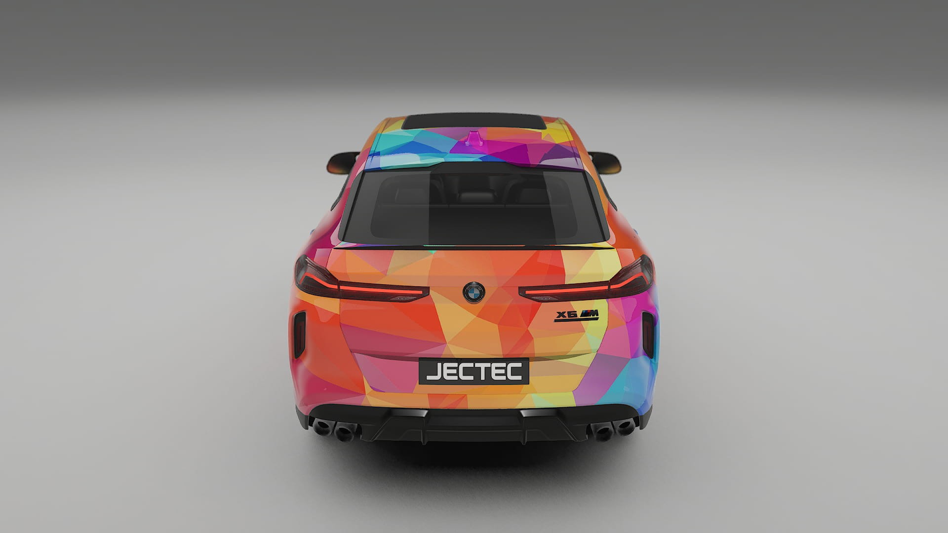 BMW X6 F96 Competition VECTOR VIBE – Designový Wrap PPF Fólie na auto - tisknutelný polyuretan