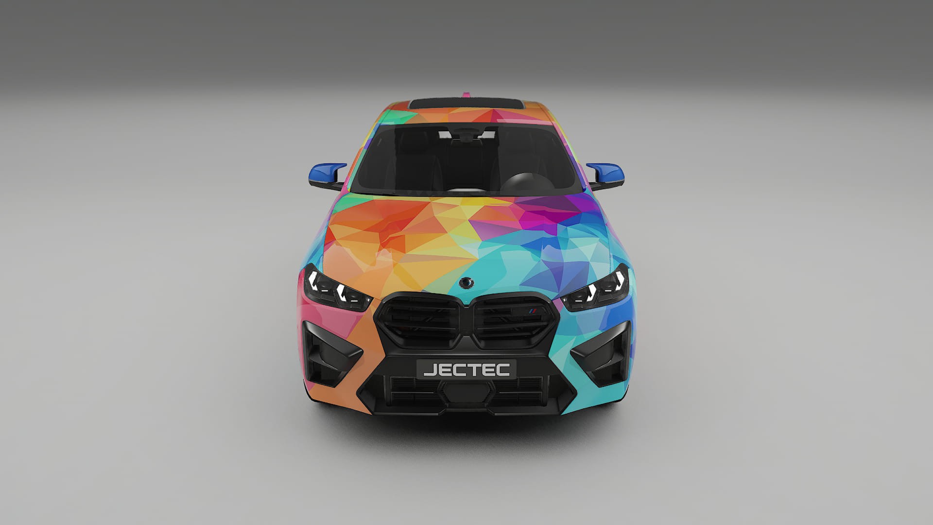 BMW X6 F96 Competition VECTOR VIBE – Designový Wrap PPF Fólie na auto - tisknutelný polyuretan
