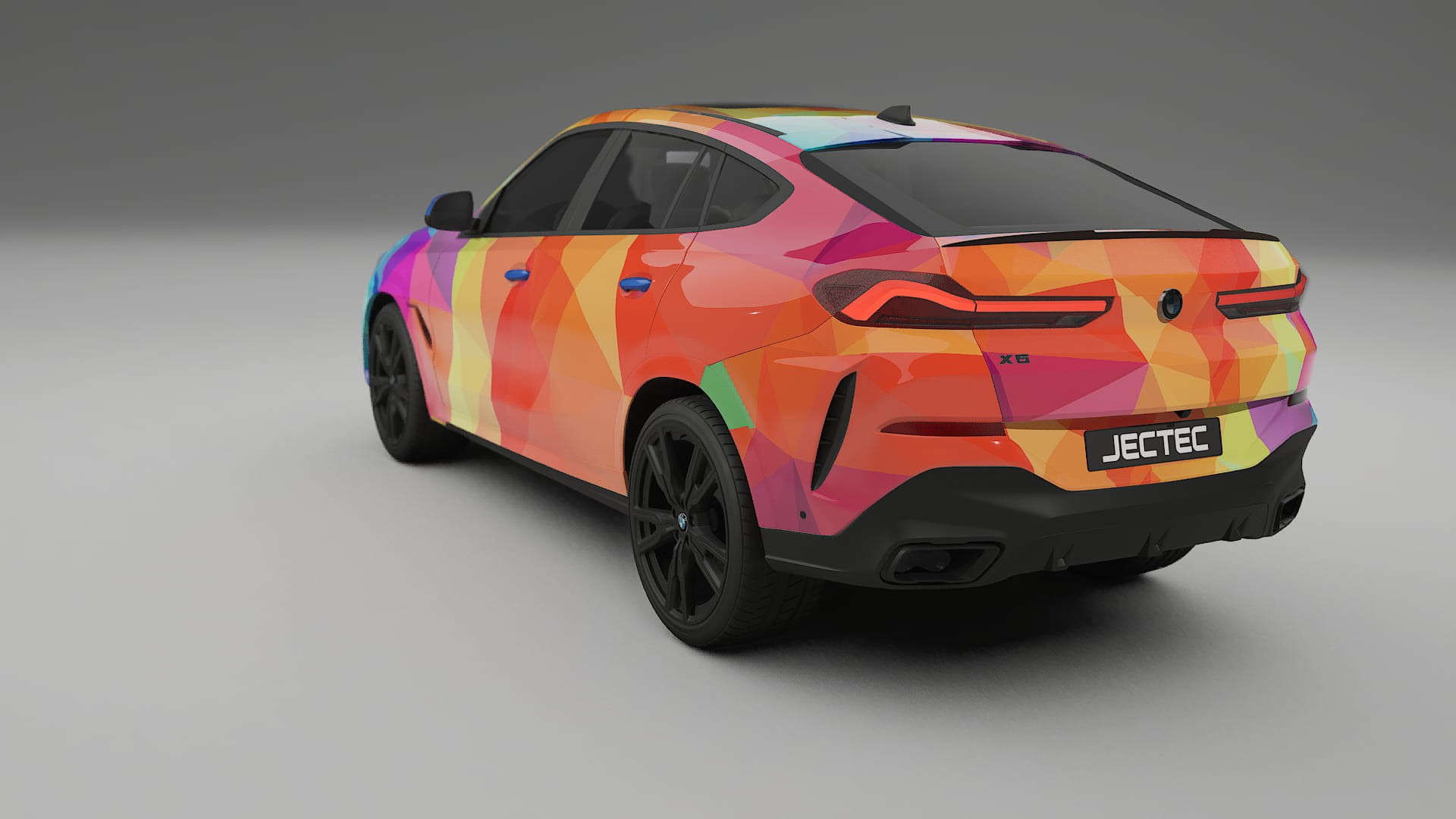 BMW X6 G06 F96 VECTOR VIBE – Designový Wrap PPF Fólie na auto - tisknutelný polyuretan