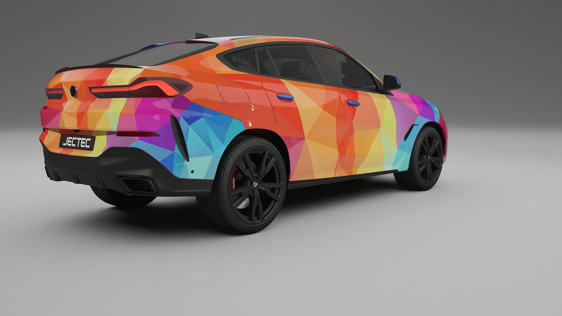 BMW X6 G06 F96 VECTOR VIBE – Designový Wrap PPF Fólie na auto - tisknutelný polyuretan