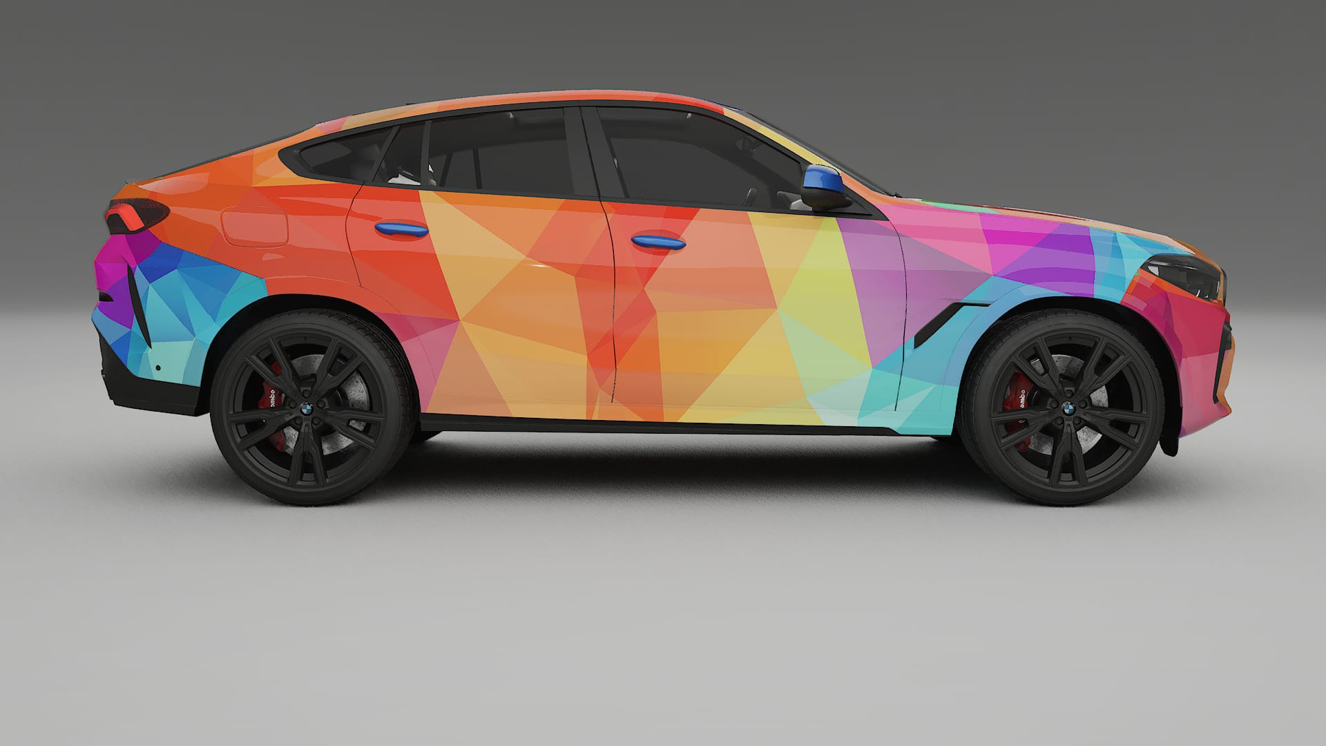 BMW X6 G06 F96 VECTOR VIBE – Designový Wrap PPF Fólie na auto - tisknutelný polyuretan