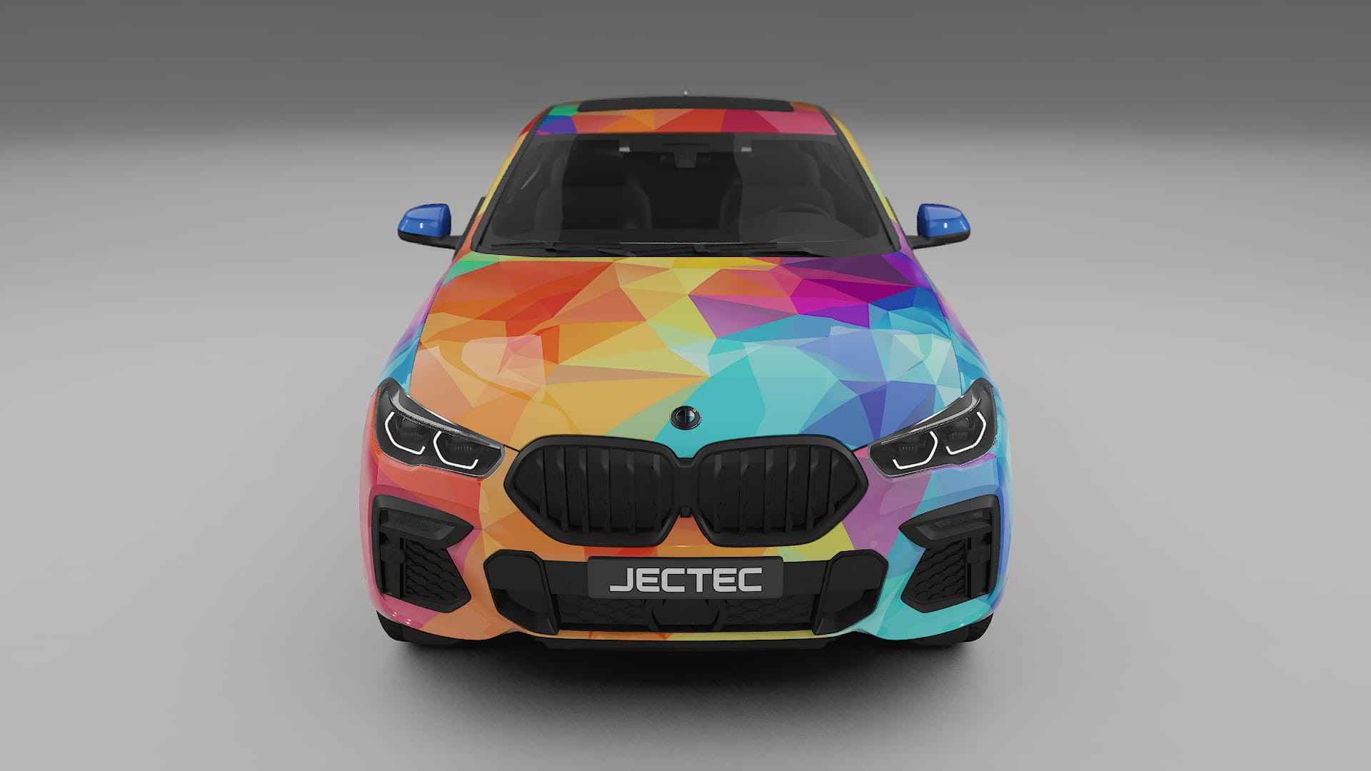 BMW X6 G06 F96 VECTOR VIBE – Designový Wrap PPF Fólie na auto - tisknutelný polyuretan