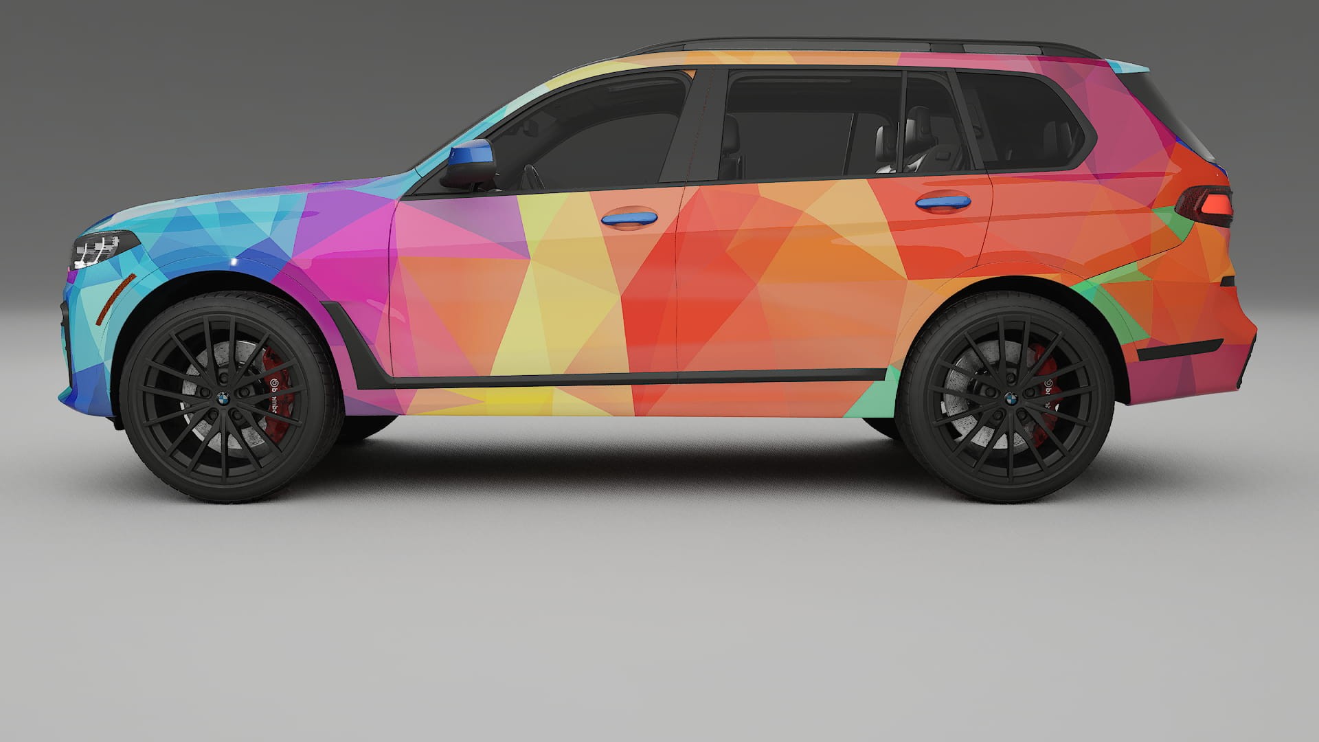 BMW X7 M G07 VECTOR VIBE – Designový Wrap PPF Fólie na auto - tisknutelný polyuretan