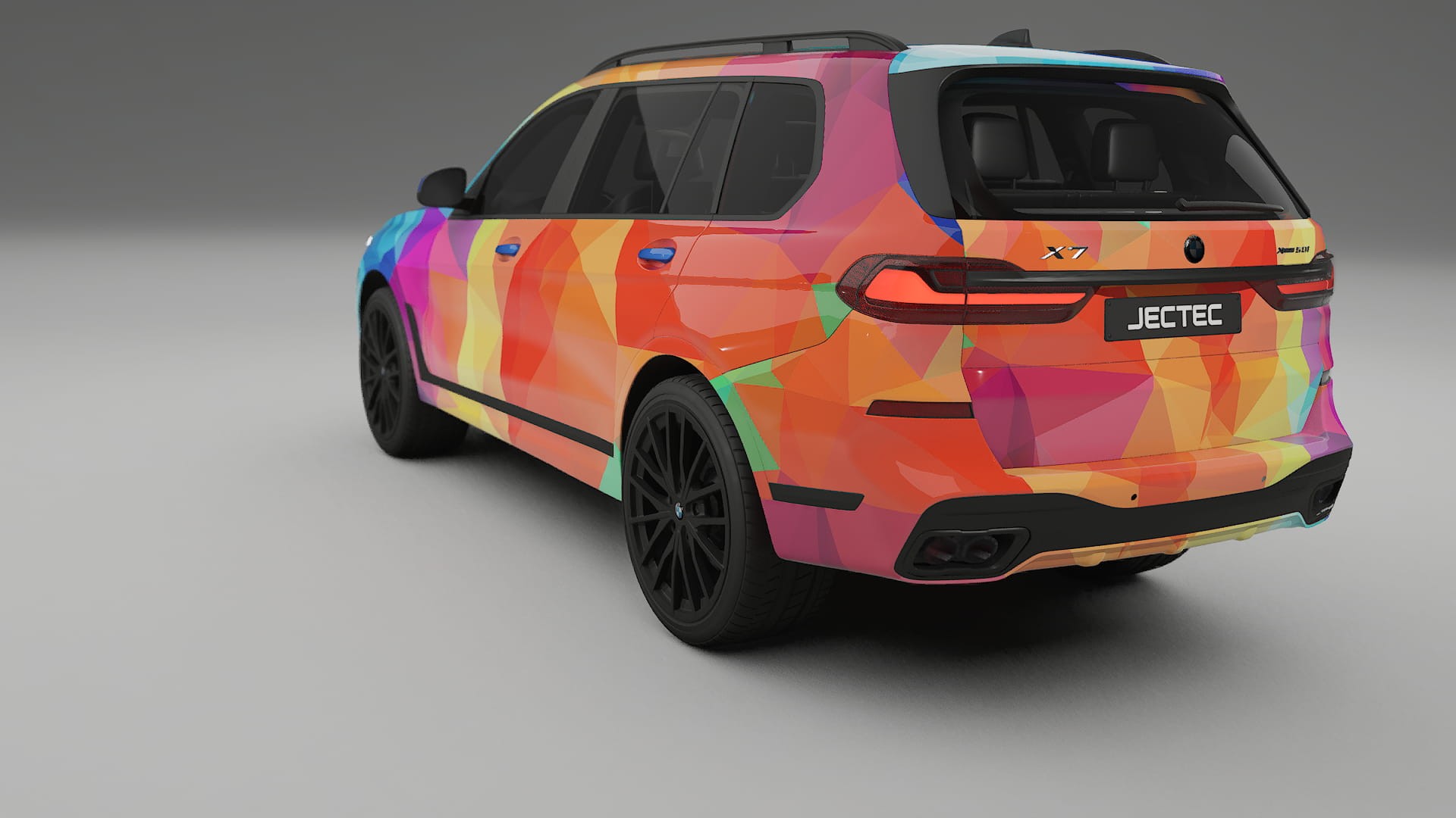 BMW X7 M G07 VECTOR VIBE – Designový Wrap PPF Fólie na auto - tisknutelný polyuretan