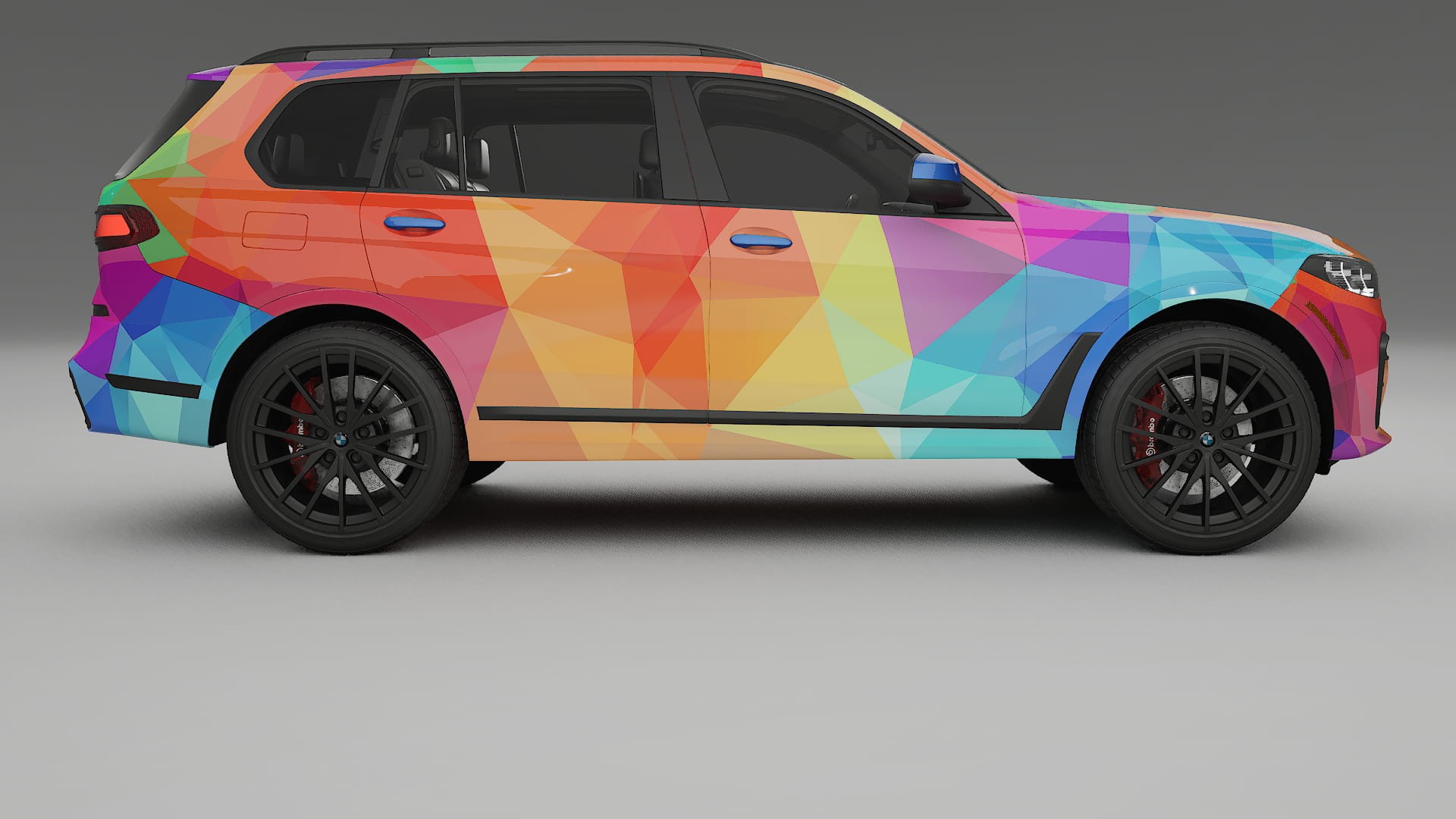 BMW X7 M G07 VECTOR VIBE – Designový Wrap PPF Fólie na auto - tisknutelný polyuretan