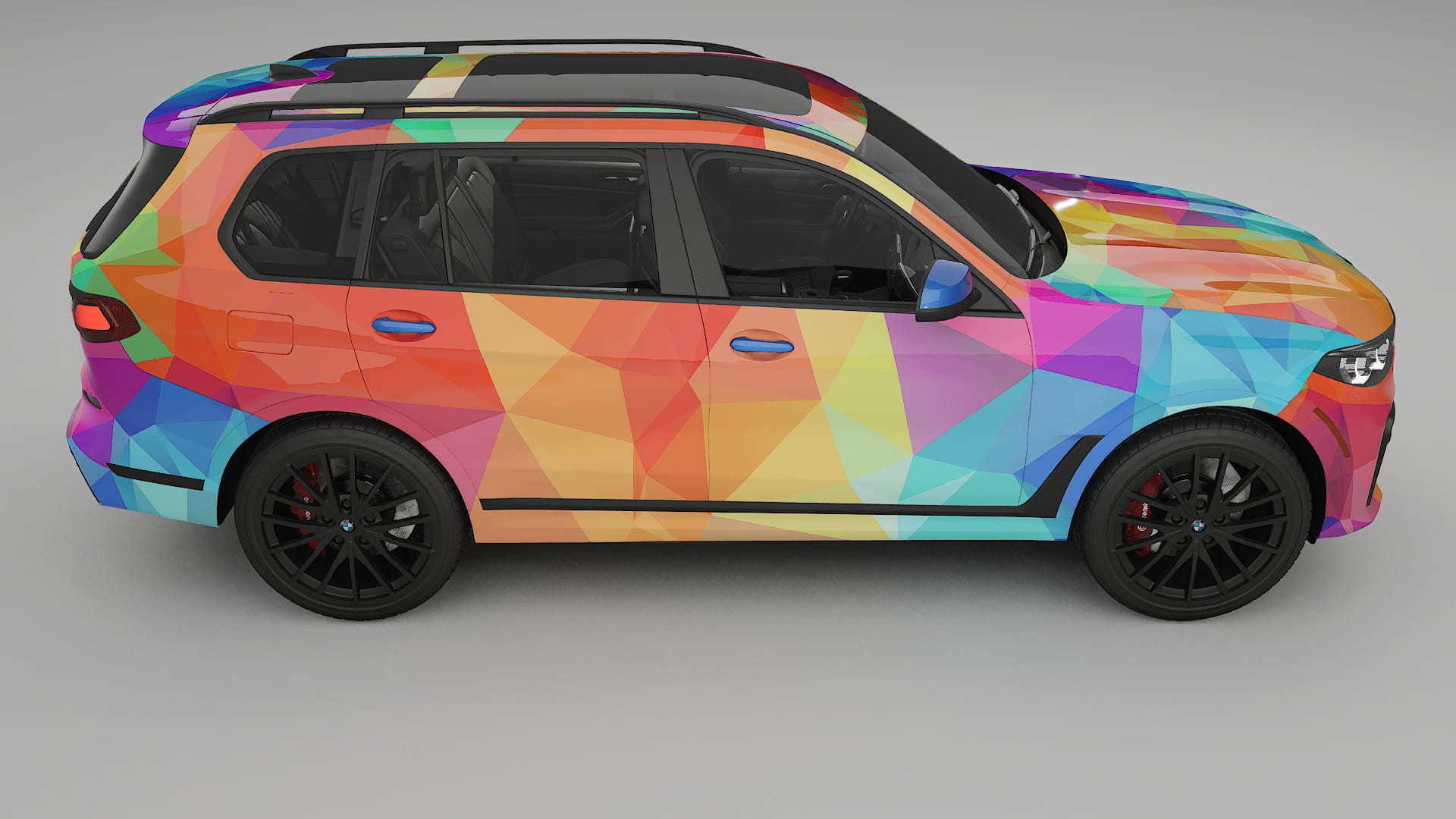 BMW X7 M G07 VECTOR VIBE – Designový Wrap PPF Fólie na auto - tisknutelný polyuretan