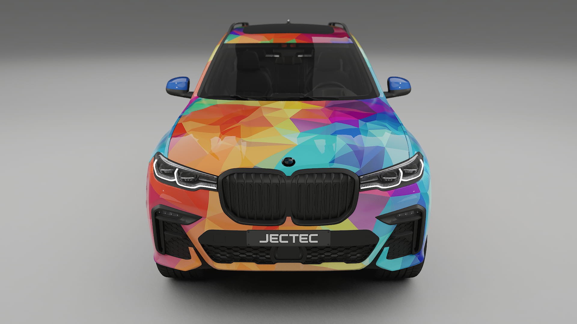 BMW X7 M G07 VECTOR VIBE – Designový Wrap PPF Fólie na auto - tisknutelný polyuretan