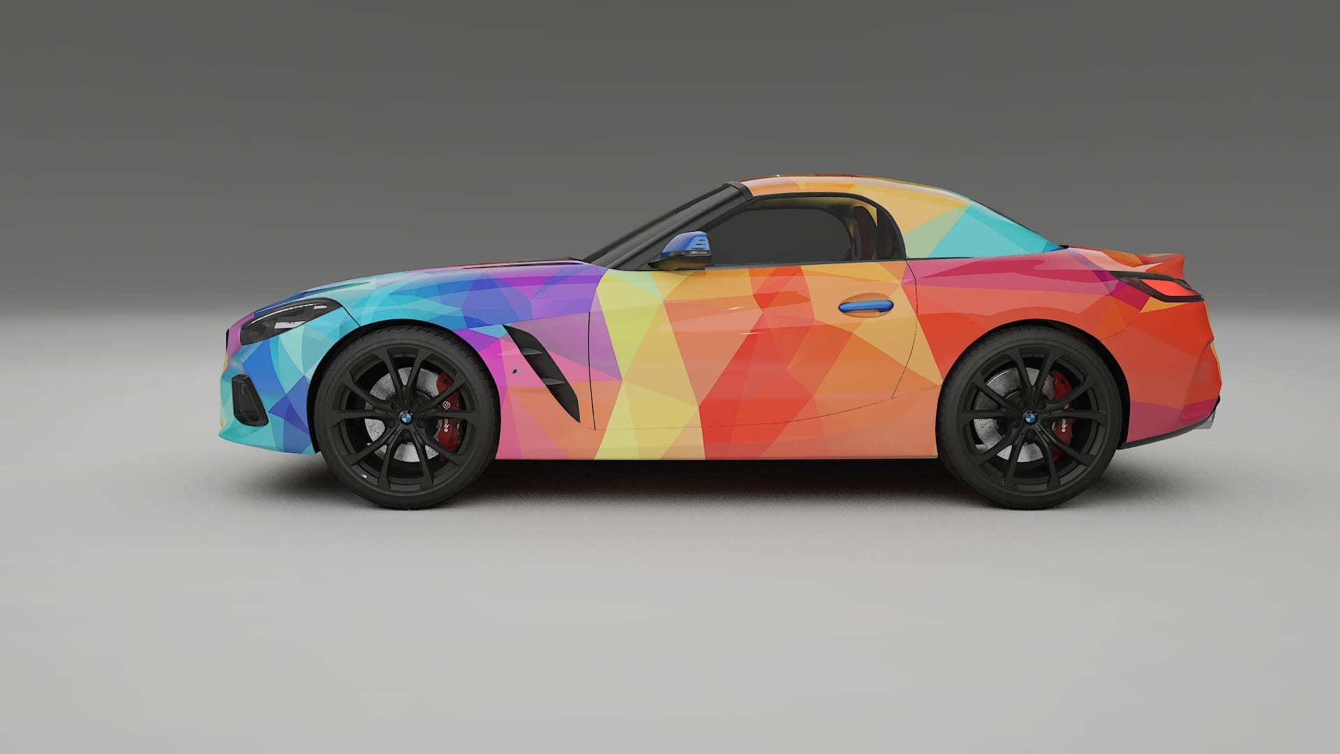 BMW Z4 G29 VECTOR VIBE – Designový Wrap PPF Fólie na auto - tisknutelný polyuretan